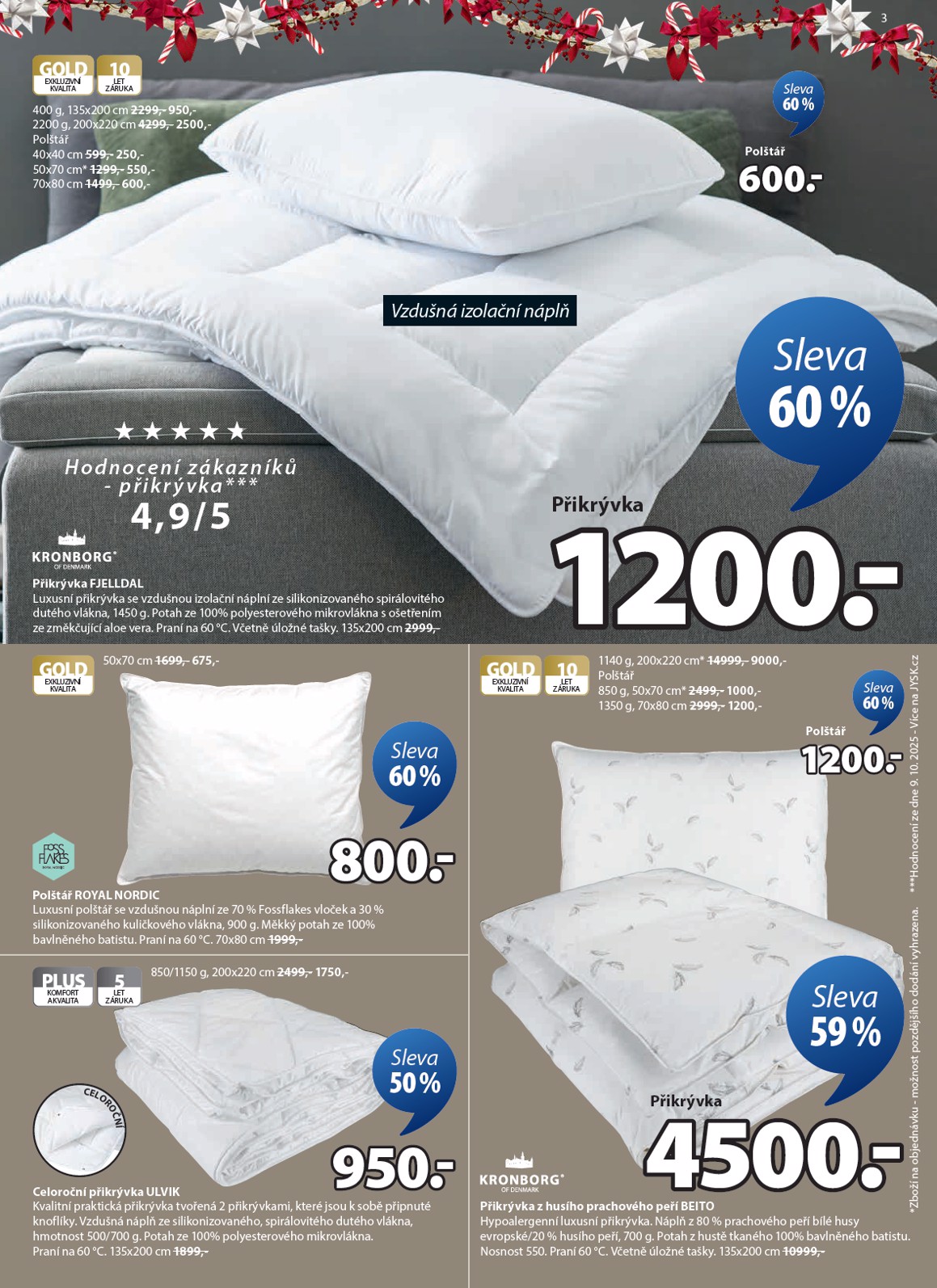 jysk - Aktuální leták JYSK od 08.12. do 24.12. - page: 3