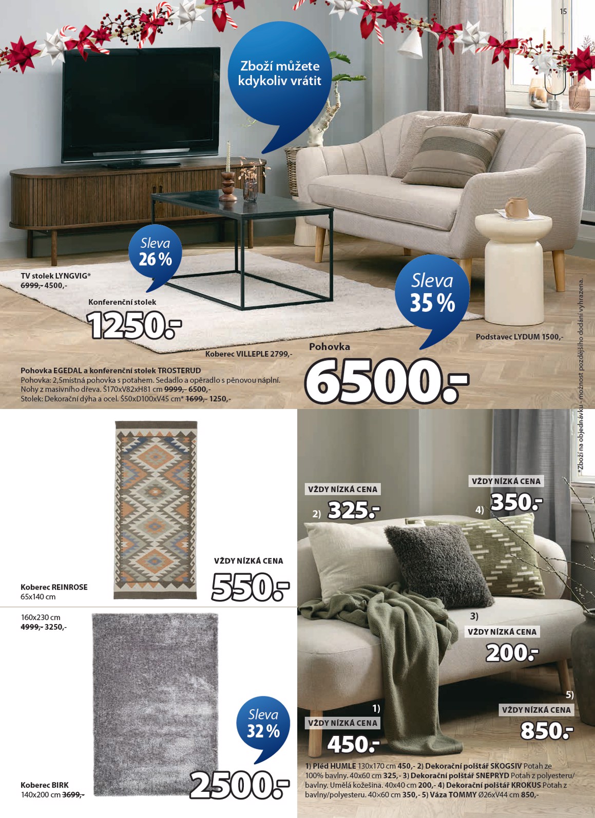 jysk - Aktuální leták JYSK od 08.12. do 24.12. - page: 15