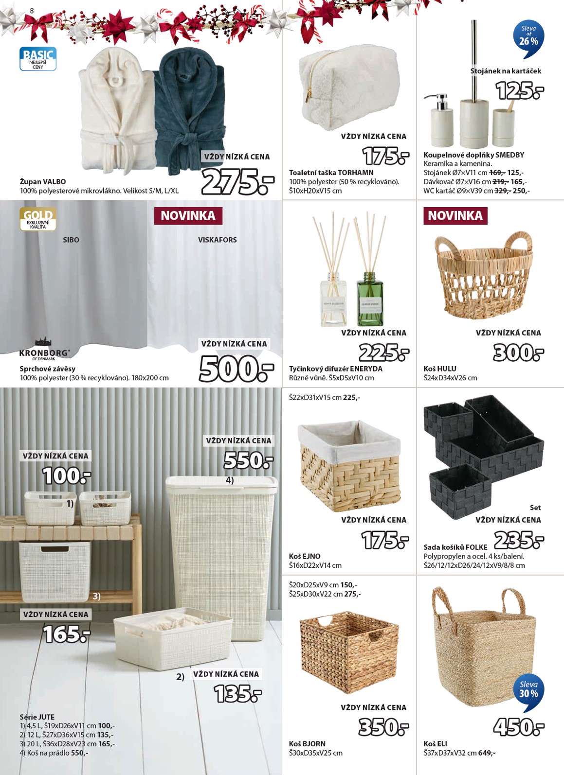 jysk - Aktuální leták JYSK od 08.12. do 24.12. - page: 8
