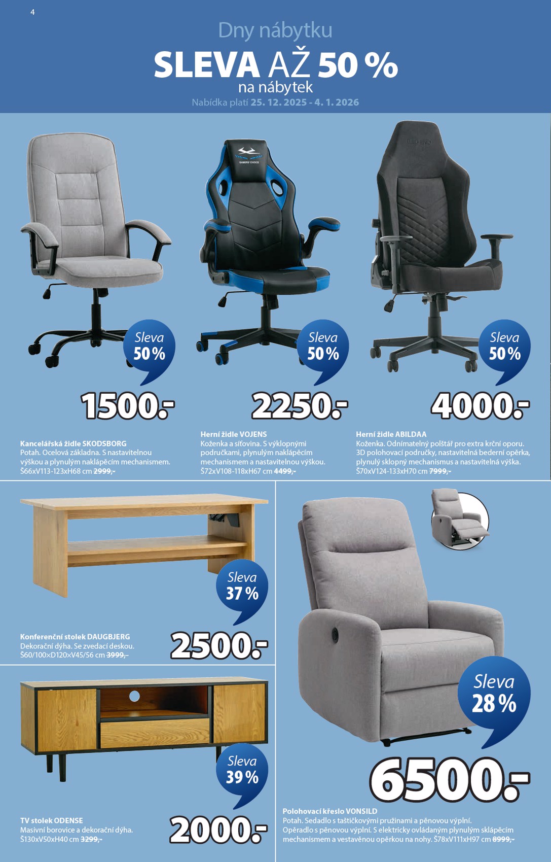 jysk - Aktuální leták JYSK od 31.12. do 03.02. - page: 4