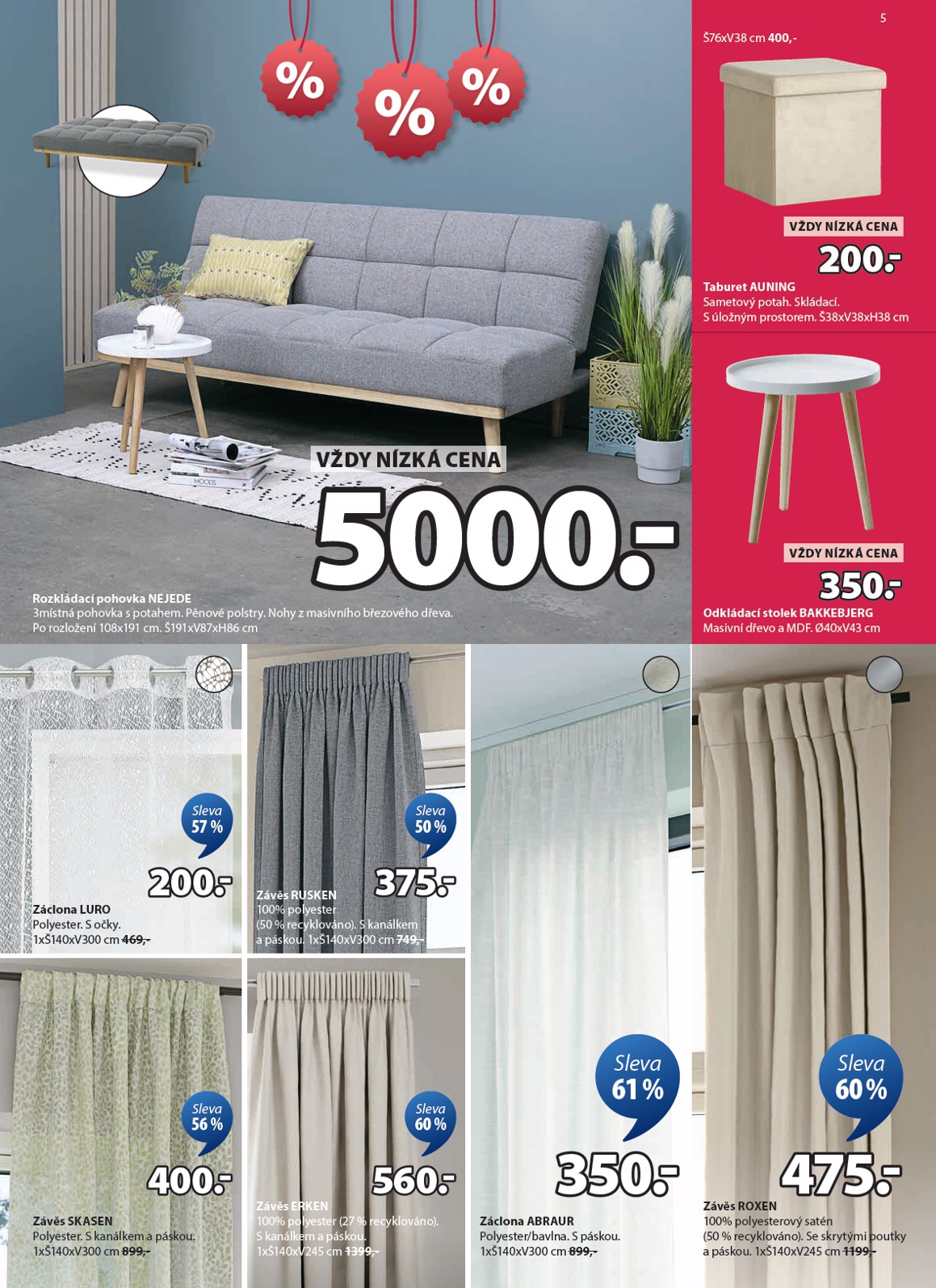 jysk - Aktuální leták JYSK od 12.01. do 03.02. - page: 5