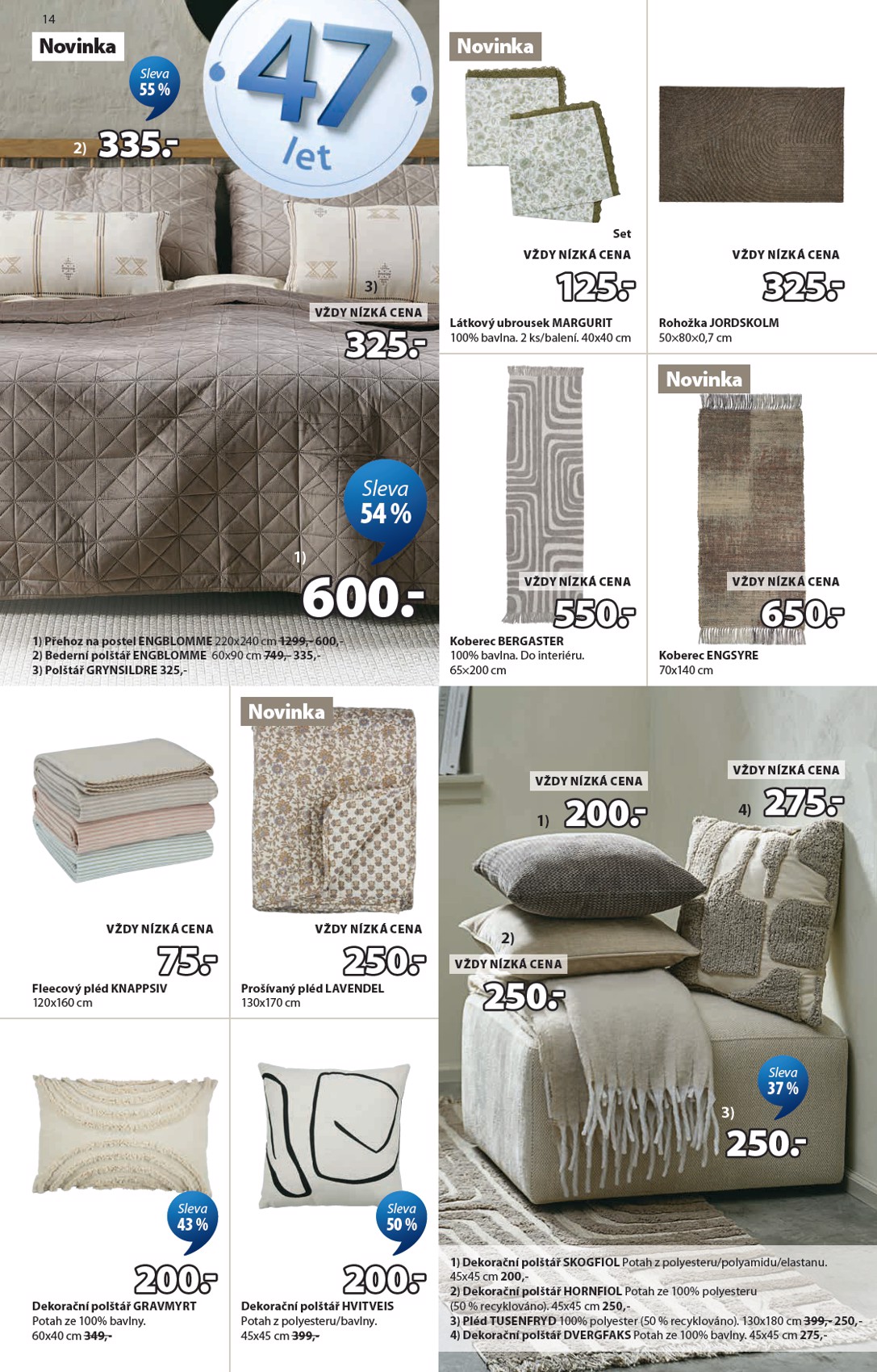 jysk - JYSK leták platný od středy 11.03.2026 do úterý 14.04.2026 - page: 14