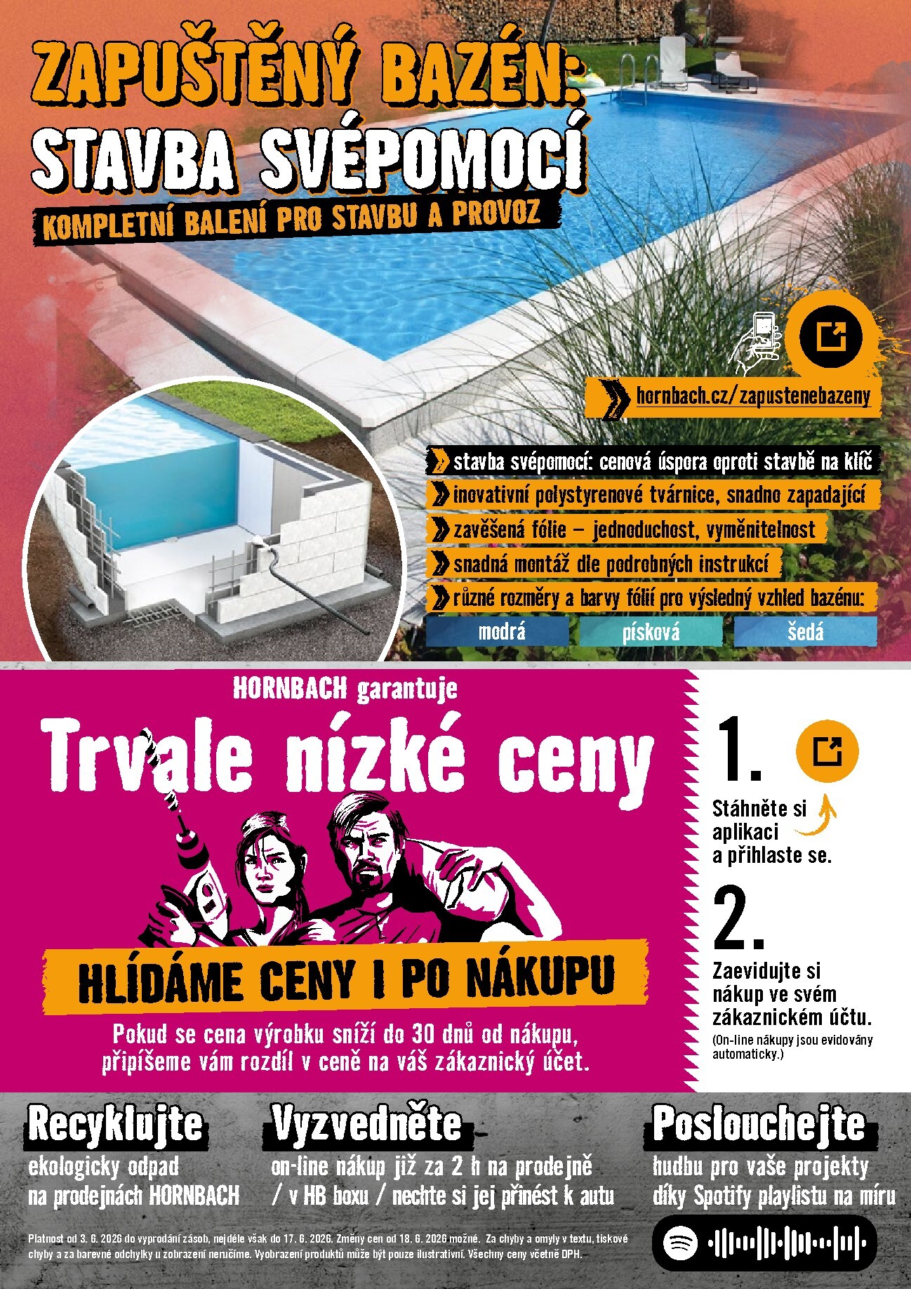 hornbach - Aktuální Hornbach - Bazény leták platný od středy 03.06.2026 do středy 17.06.2026 - page: 10