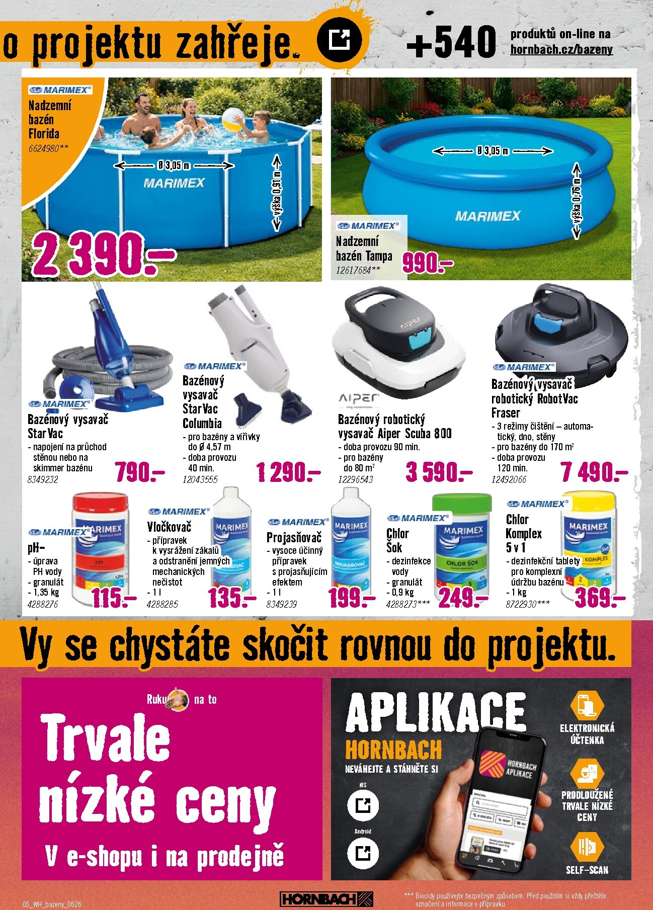 hornbach - Aktuální Hornbach - Bazény leták platný od středy 03.06.2026 do středy 17.06.2026 - page: 5