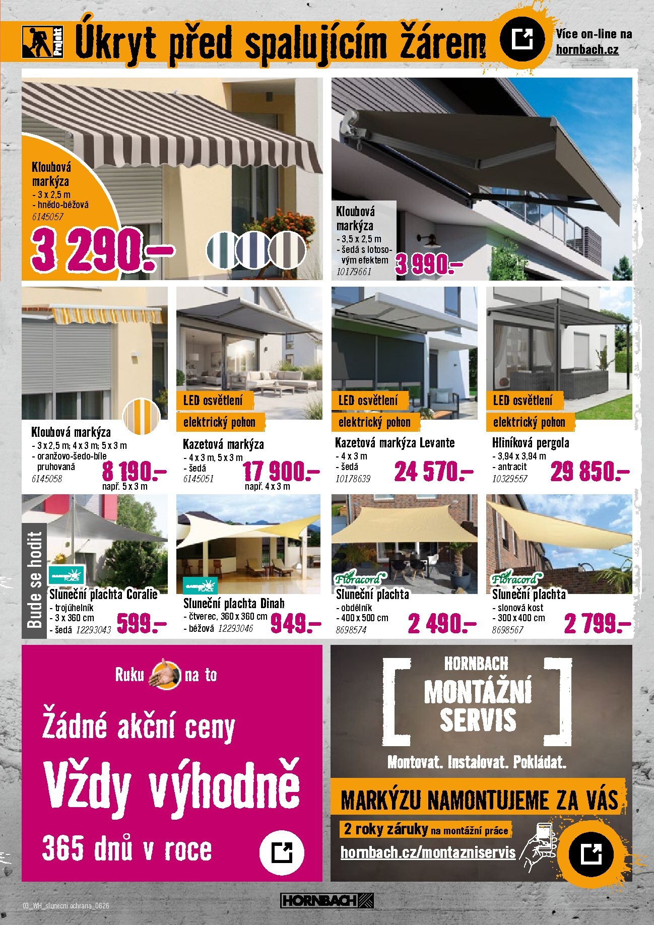hornbach - Aktuální Hornbach - Sluneční ochrana leták platný od středy 17.06.2026 do středy 01.07.2026 - page: 3