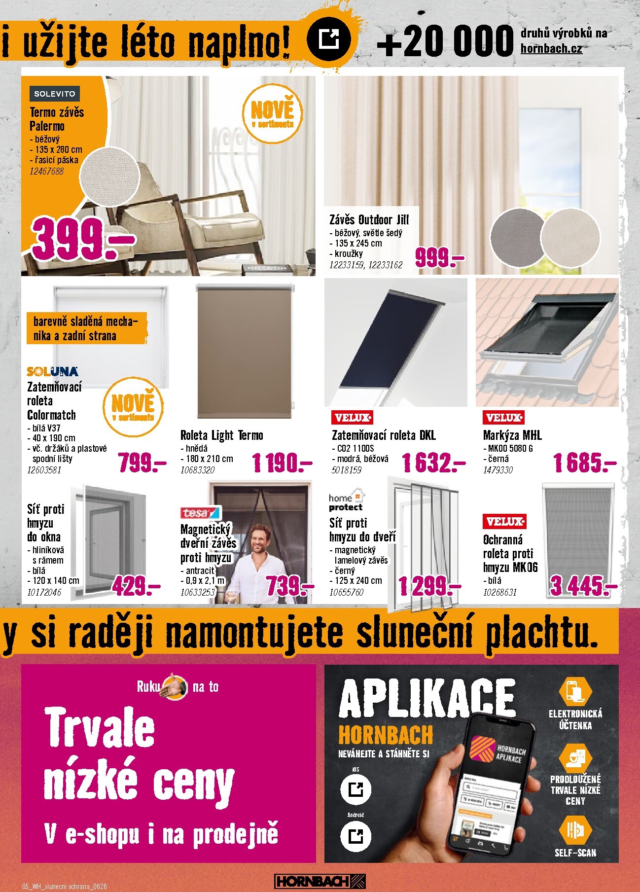 hornbach - Aktuální Hornbach - Sluneční ochrana leták platný od středy 17.06.2026 do středy 01.07.2026 - page: 5