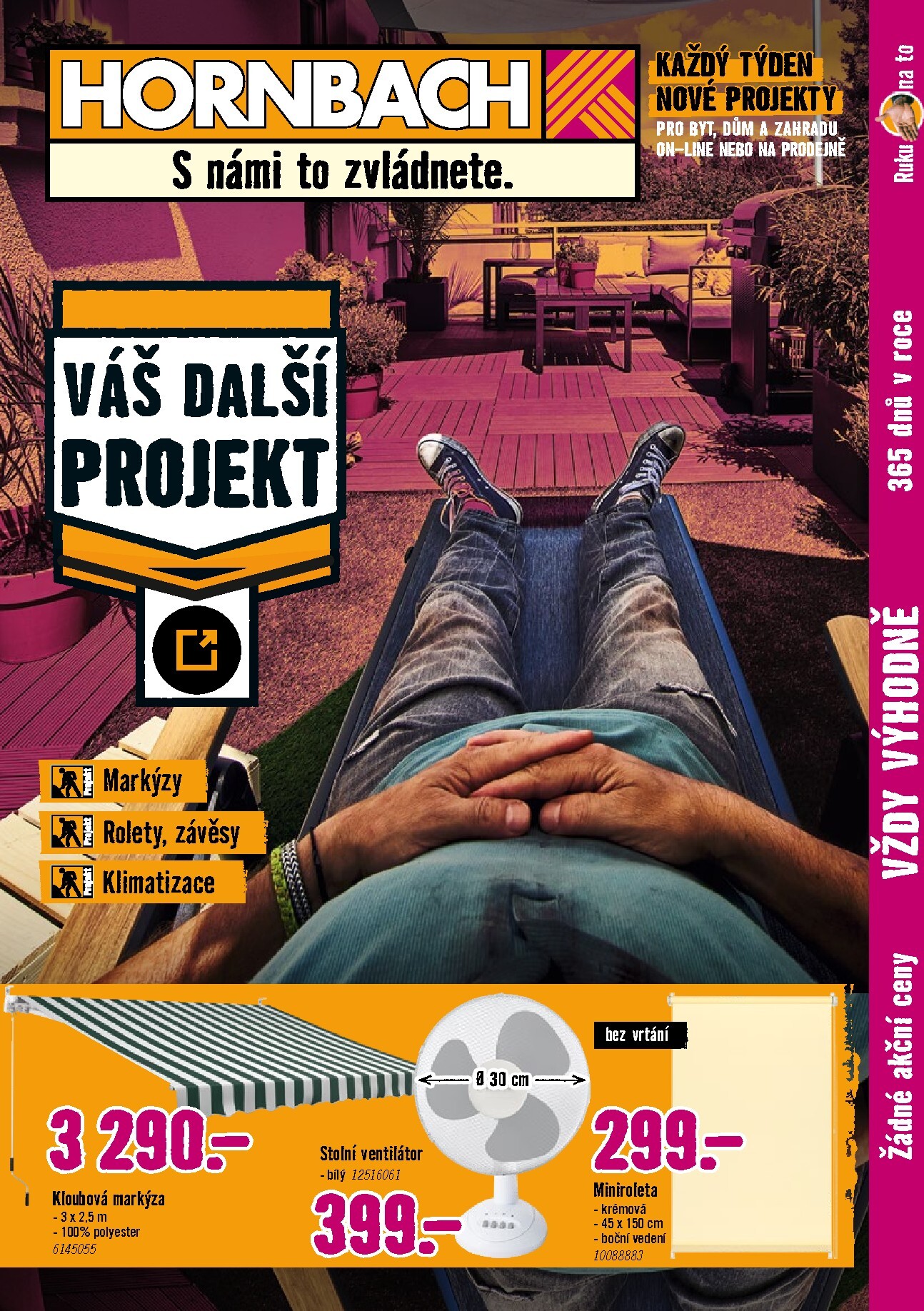 hornbach - Aktuální Hornbach - Sluneční ochrana leták platný od středy 17.06.2026 do středy 01.07.2026