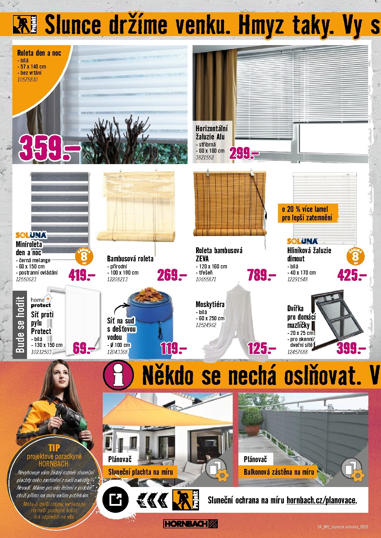 hornbach - Aktuální Hornbach - Sluneční ochrana leták platný od středy 17.06.2026 do středy 01.07.2026 - page: 4