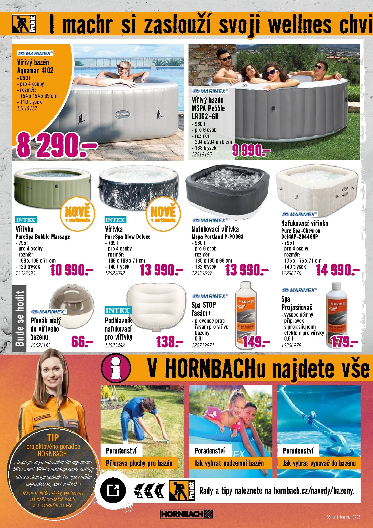 hornbach - Aktuální Hornbach - Bazénová chemie leták platný od středy 01.07.2026 do pátku 31.07.2026 - page: 6