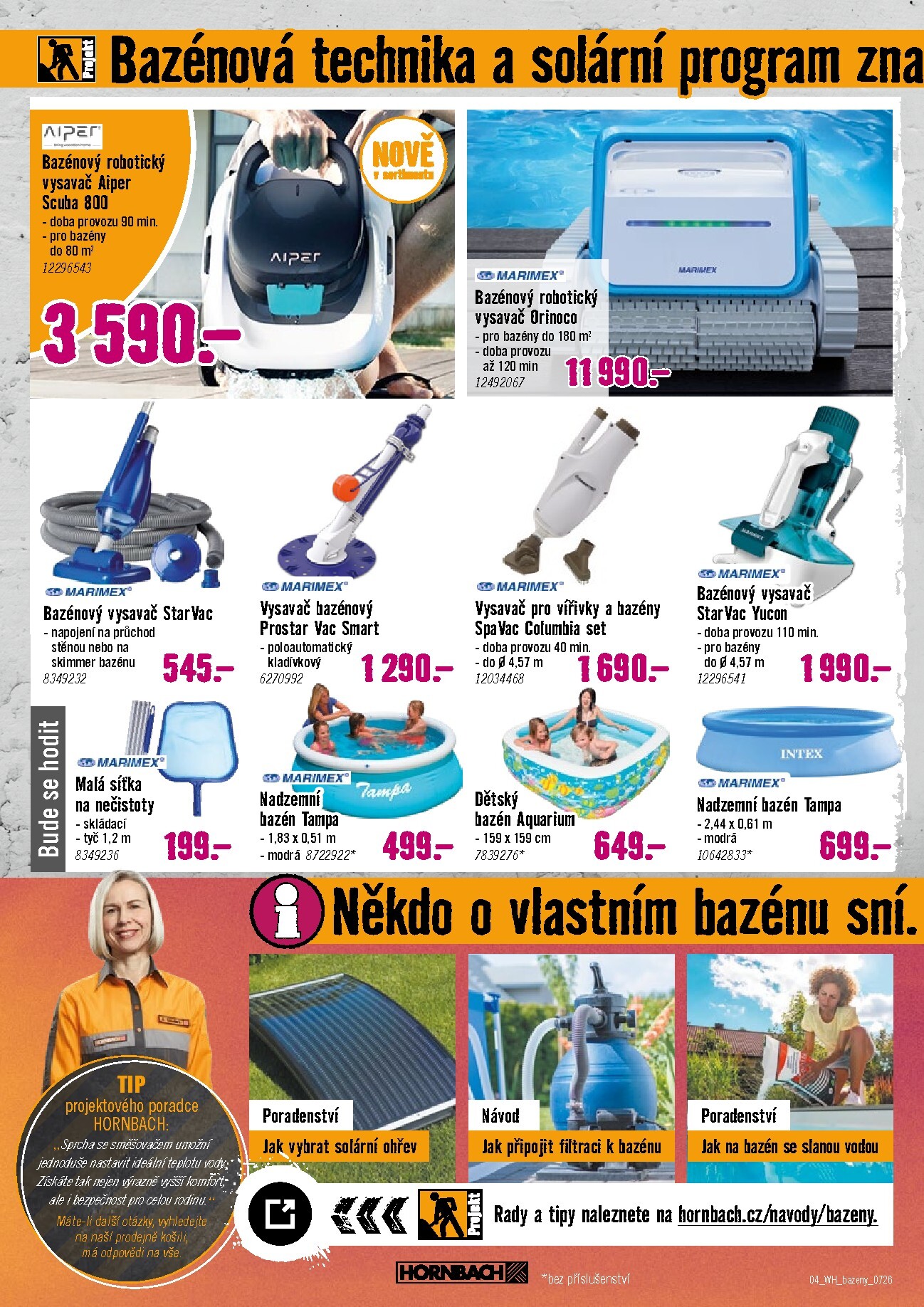 hornbach - Aktuální Hornbach - Bazénová chemie leták platný od středy 01.07.2026 do pátku 31.07.2026 - page: 4