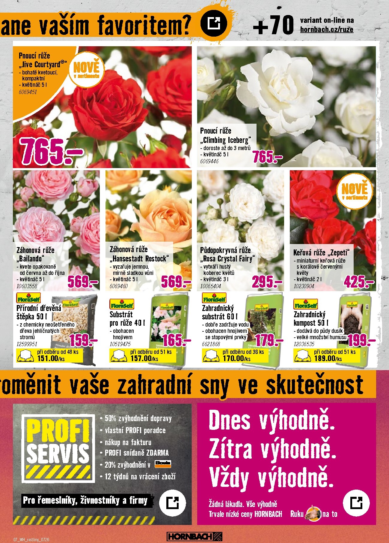 hornbach - Aktuální Hornbach - Letničky leták platný od středy 15.07.2026 do středy 29.07.2026 - page: 7