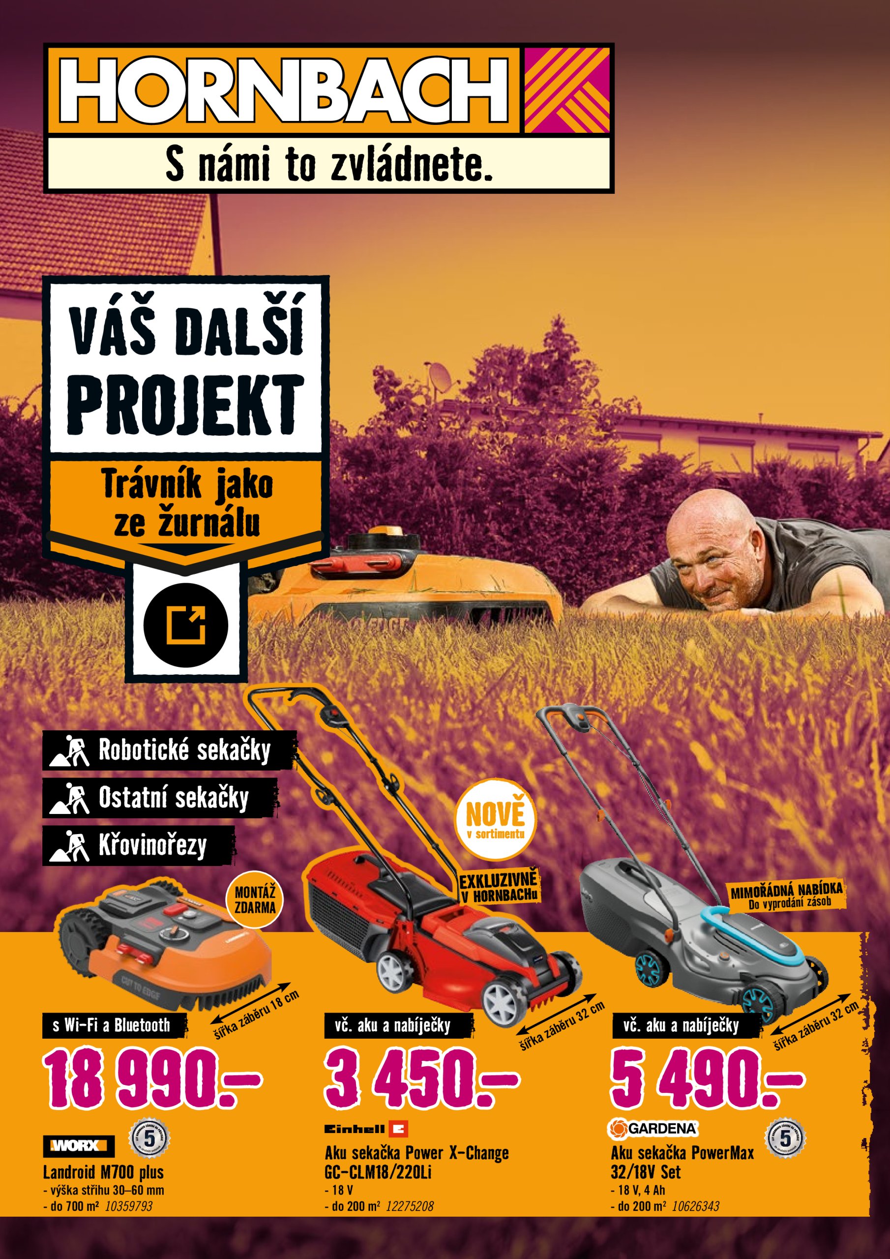 hornbach - Leták Hornbach.cz - Trávník jako ze žurnálu od 20.04. do 14.05.