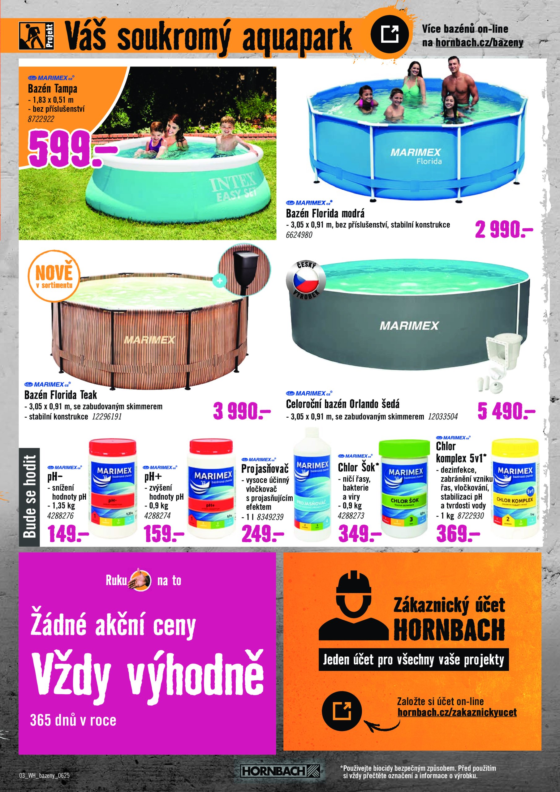 hornbach - Leták HORNBACH - Bazén od 04.06. do 18.06. - page: 3