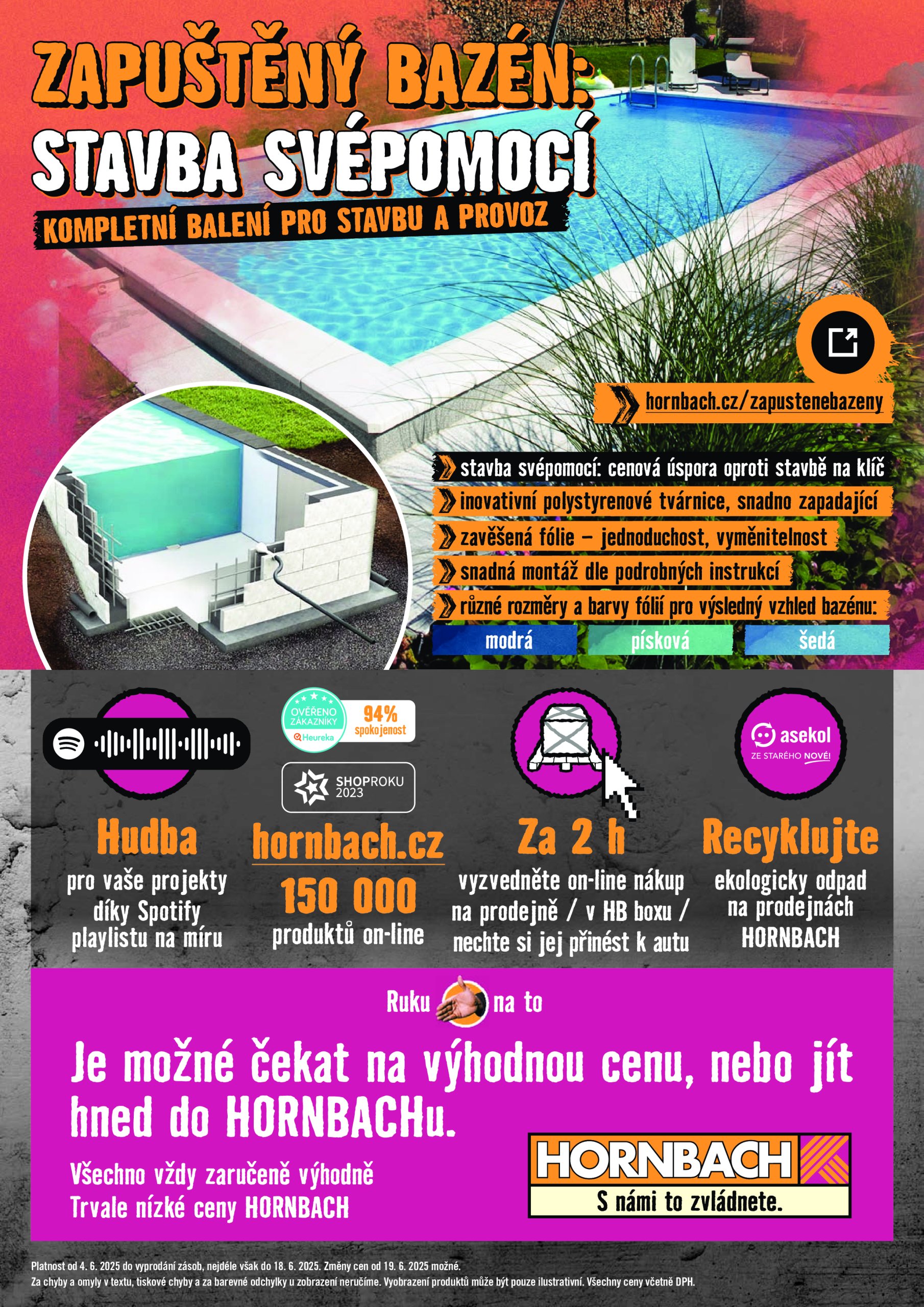 hornbach - Leták HORNBACH - Bazén od 04.06. do 18.06. - page: 8