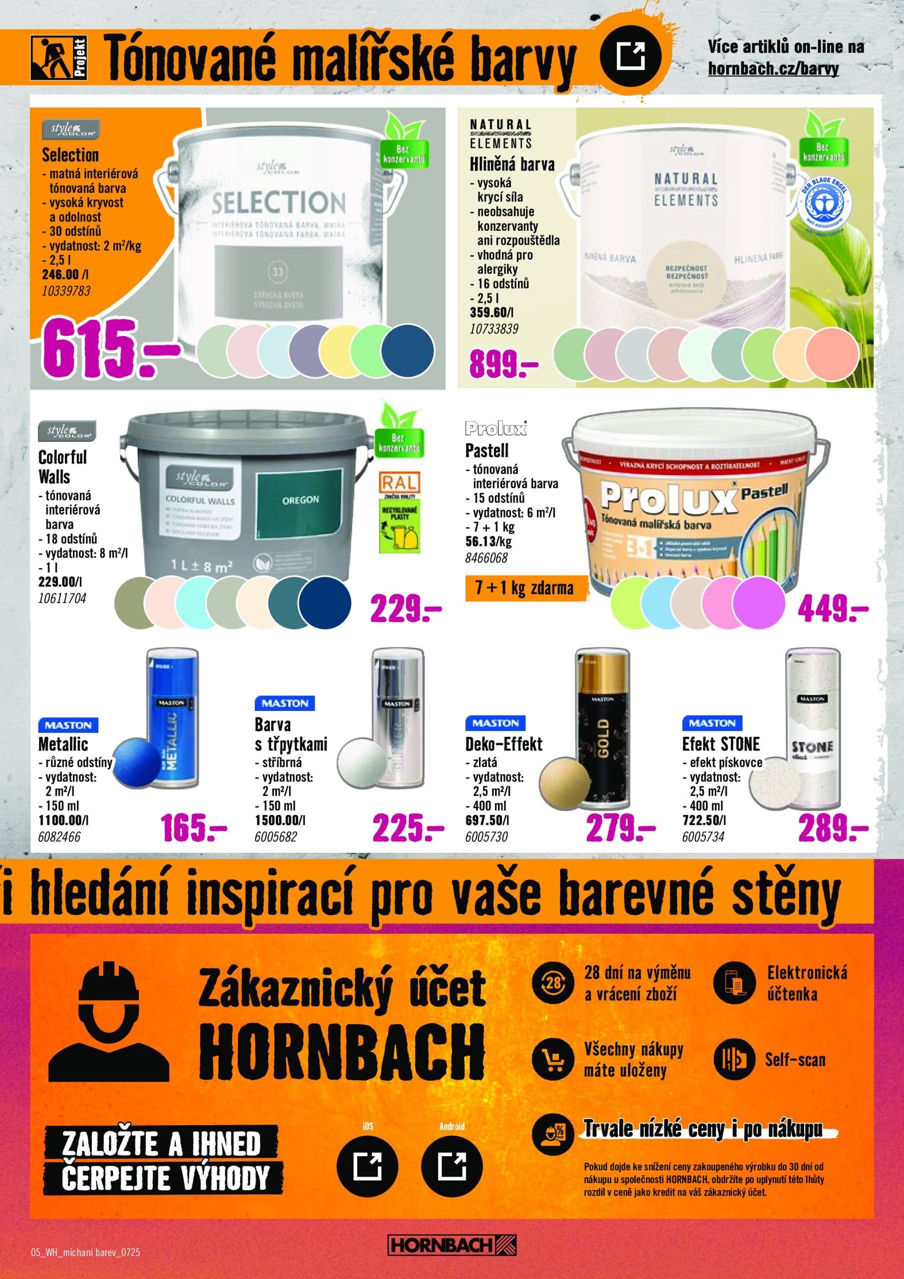 hornbach - Leták Hornbach - Míchání barev od 23.07. do 06.08. - page: 5