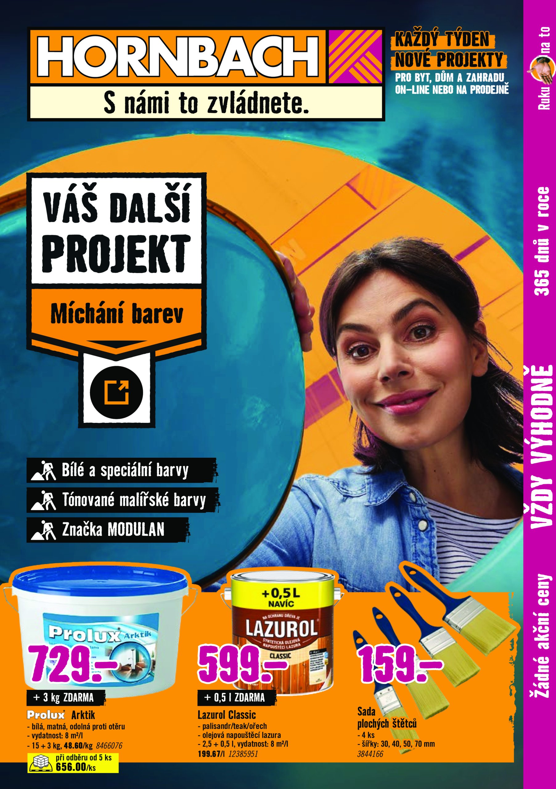 hornbach - Leták Hornbach - Míchání barev od 23.07. do 06.08. - page: 1