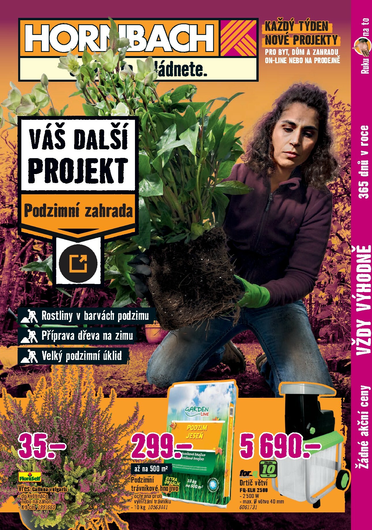 hornbach - Leták Hornbach - Podzimní zahrada od 01.10. do 15.10.