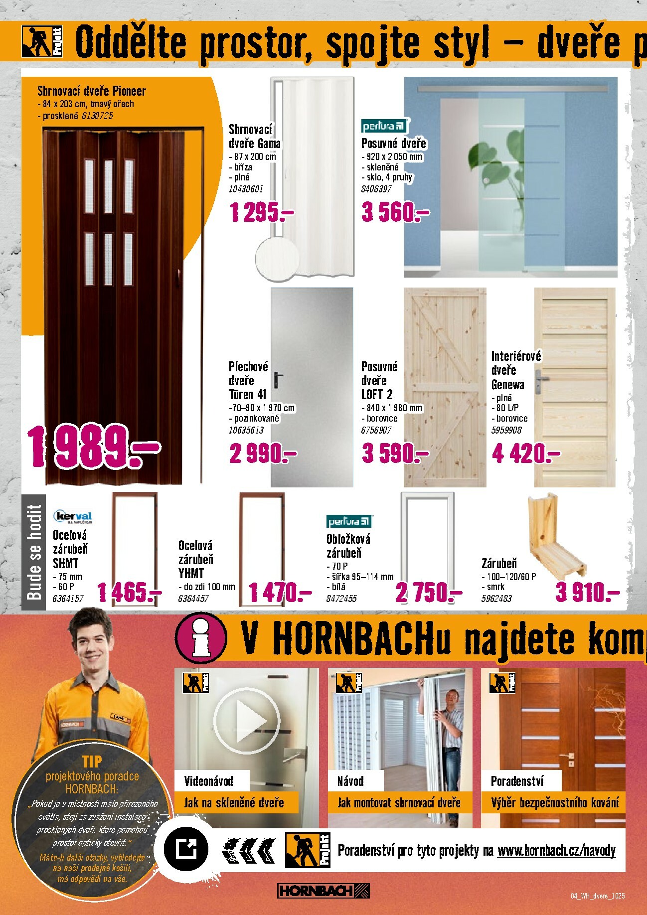 hornbach - Aktuální leták Hornbach - Dveře od 22.10. do 05.11. - page: 4