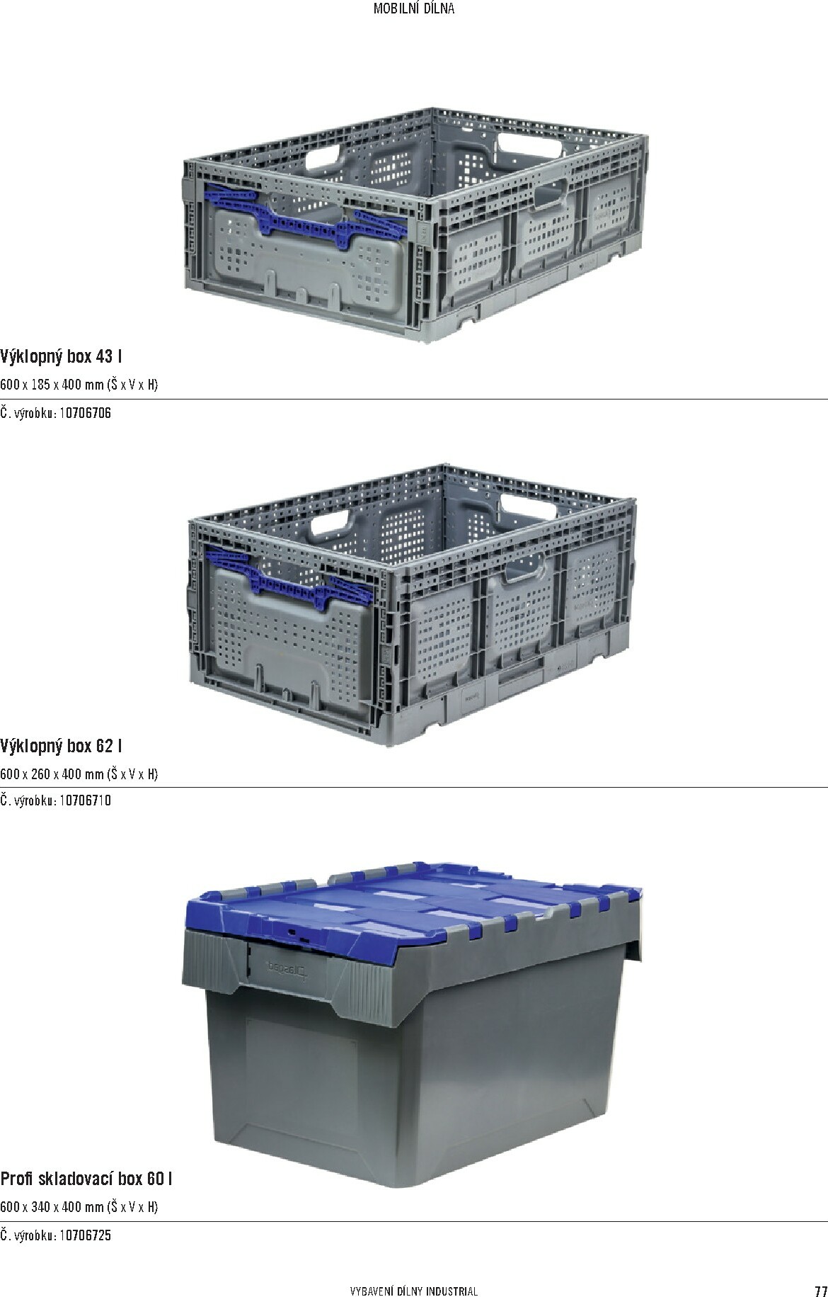 hornbach - Aktuální leták Hornbach - INDUSTRIAL - Systém vybavení dílny od 01.11. do 30.09. - page: 77