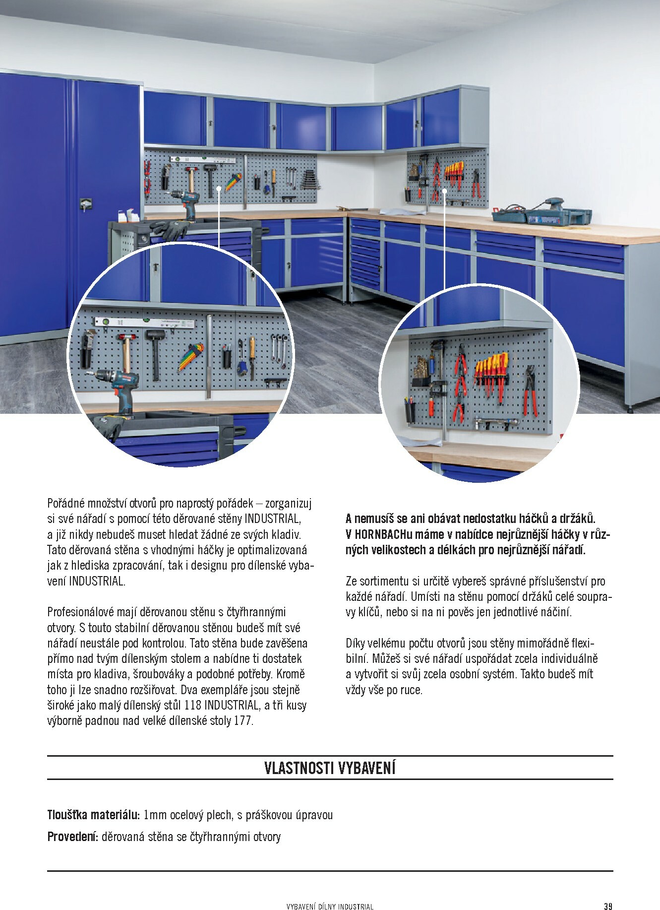 hornbach - Aktuální leták Hornbach - INDUSTRIAL - Systém vybavení dílny od 01.11. do 30.09. - page: 39