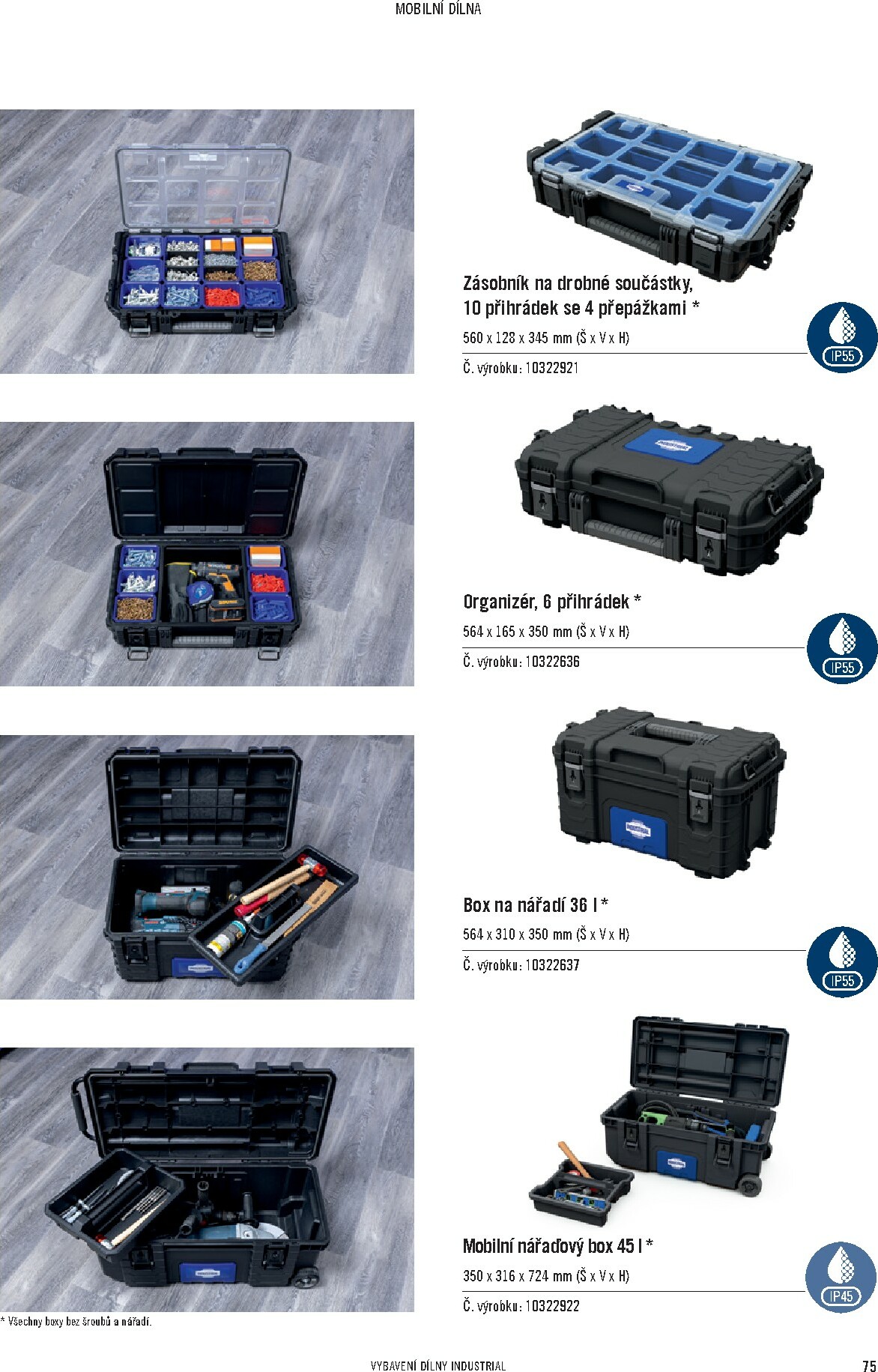 hornbach - Aktuální leták Hornbach - INDUSTRIAL - Systém vybavení dílny od 01.11. do 30.09. - page: 75