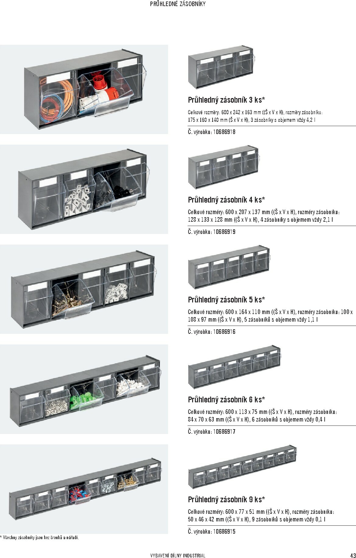 hornbach - Aktuální leták Hornbach - INDUSTRIAL - Systém vybavení dílny od 01.11. do 30.09. - page: 43