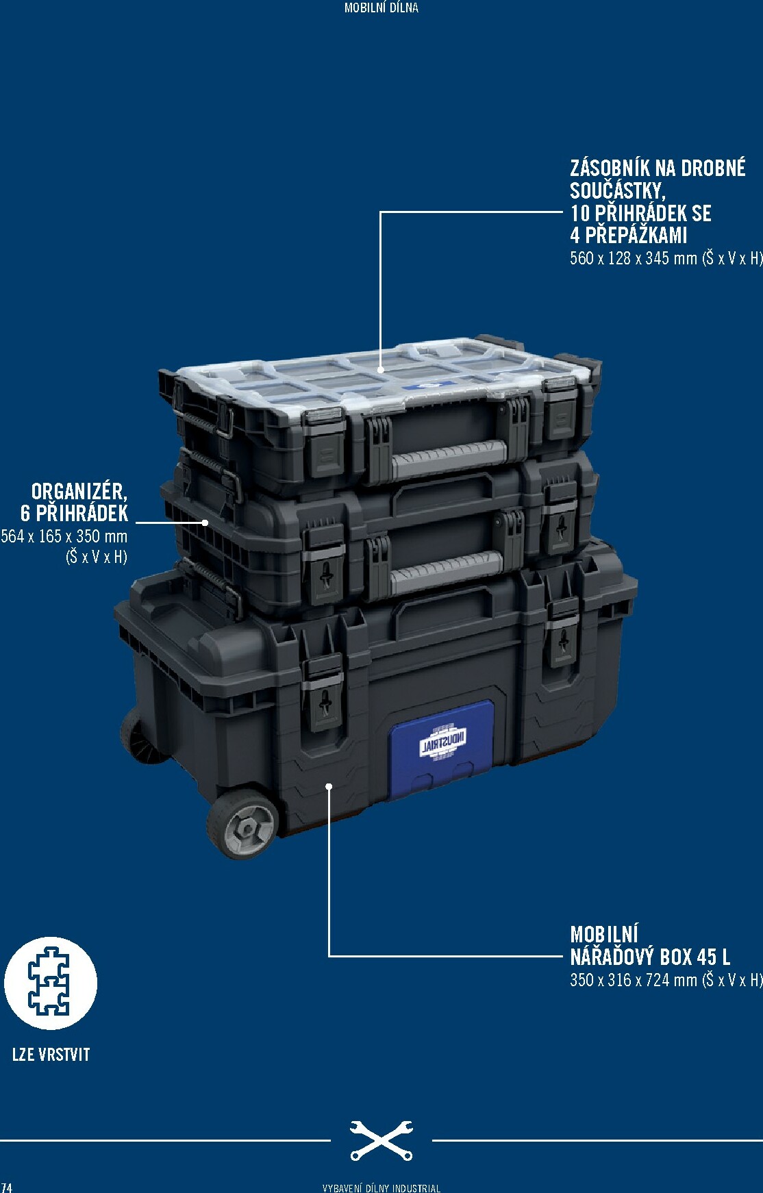 hornbach - Aktuální leták Hornbach - INDUSTRIAL - Systém vybavení dílny od 01.11. do 30.09. - page: 74