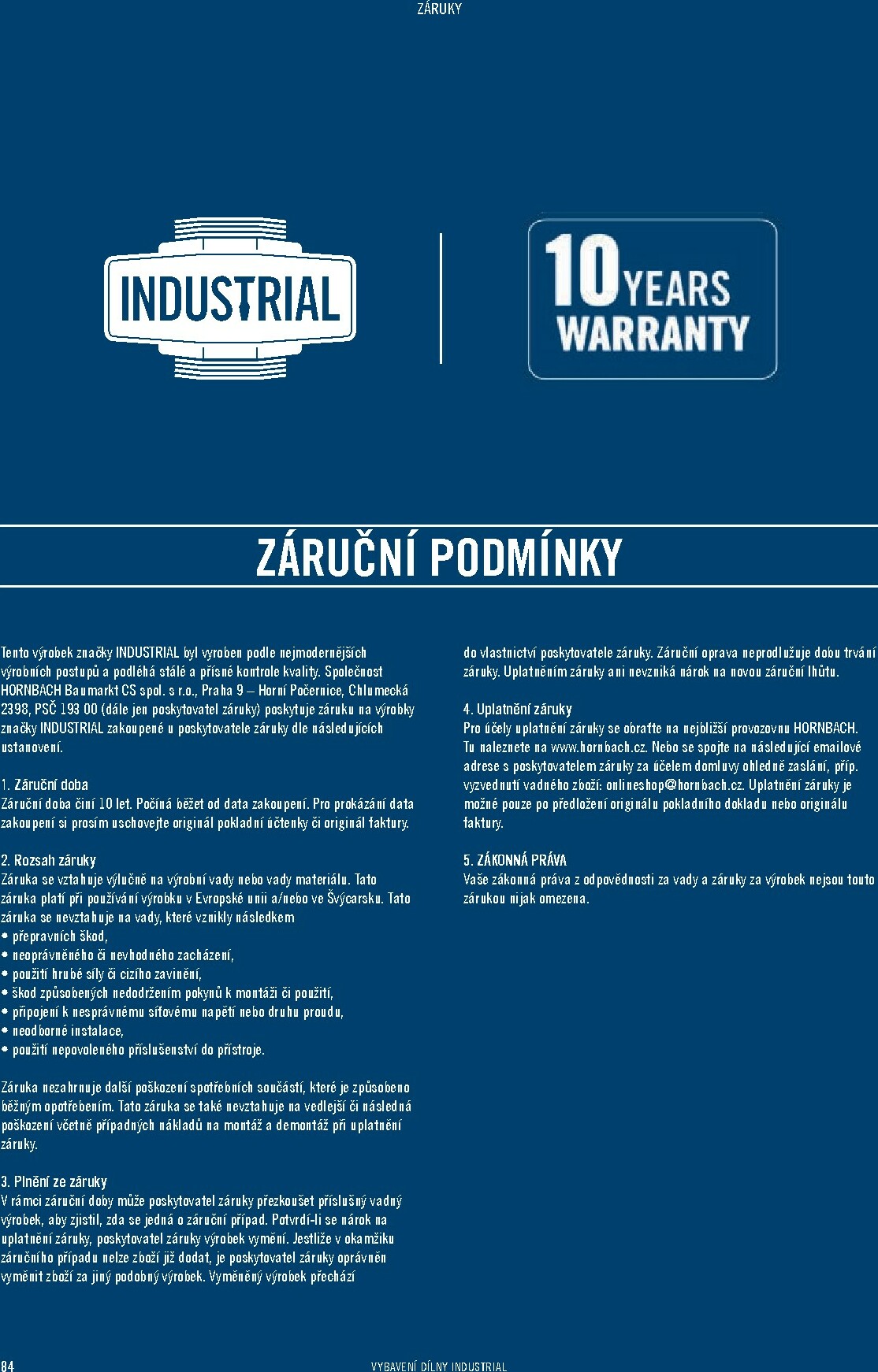 hornbach - Aktuální leták Hornbach - INDUSTRIAL - Systém vybavení dílny od 01.11. do 30.09. - page: 84