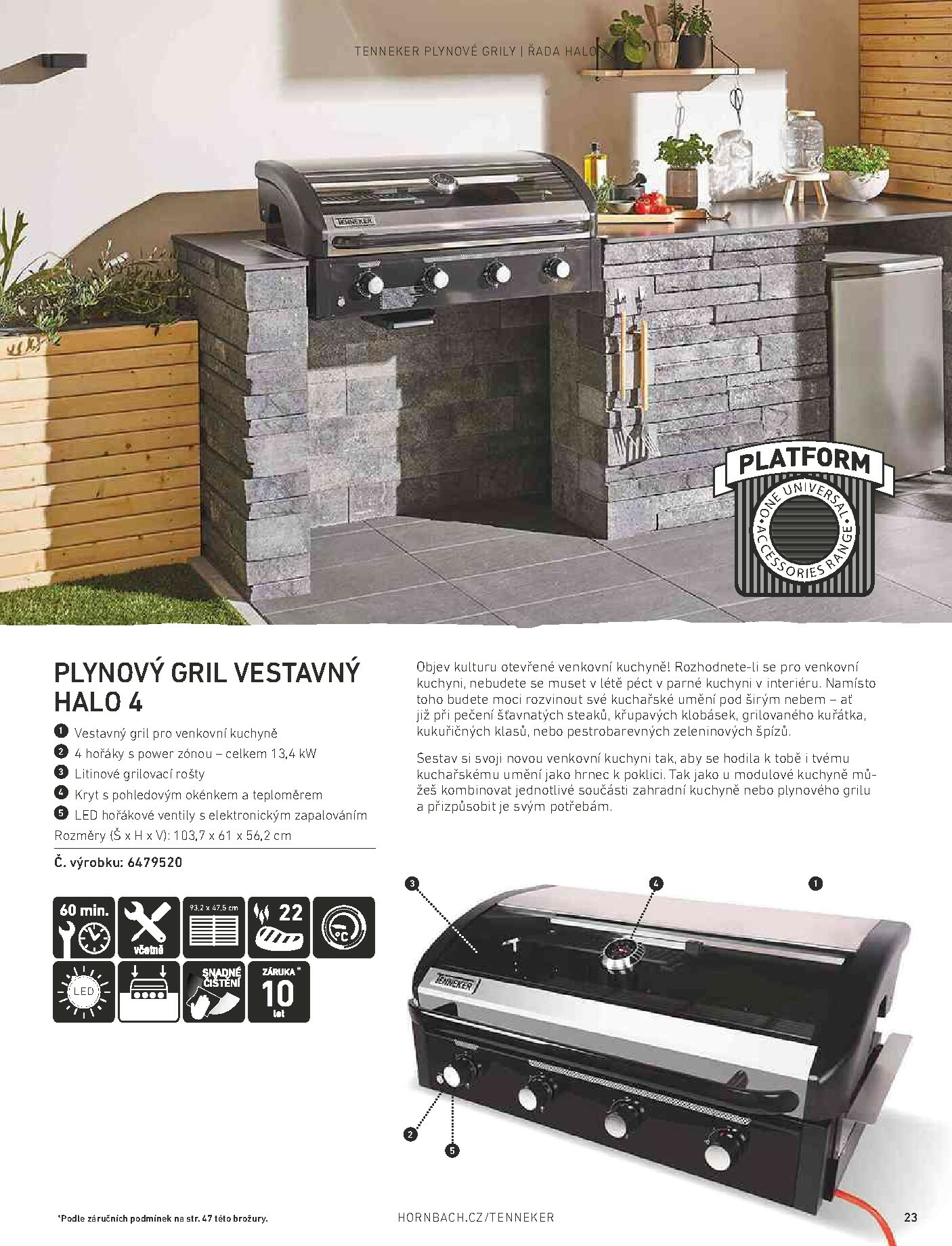 hornbach - Aktuální leták Hornbach - Tenneker - magazín o grilování od 01.01. do 31.12. - page: 23