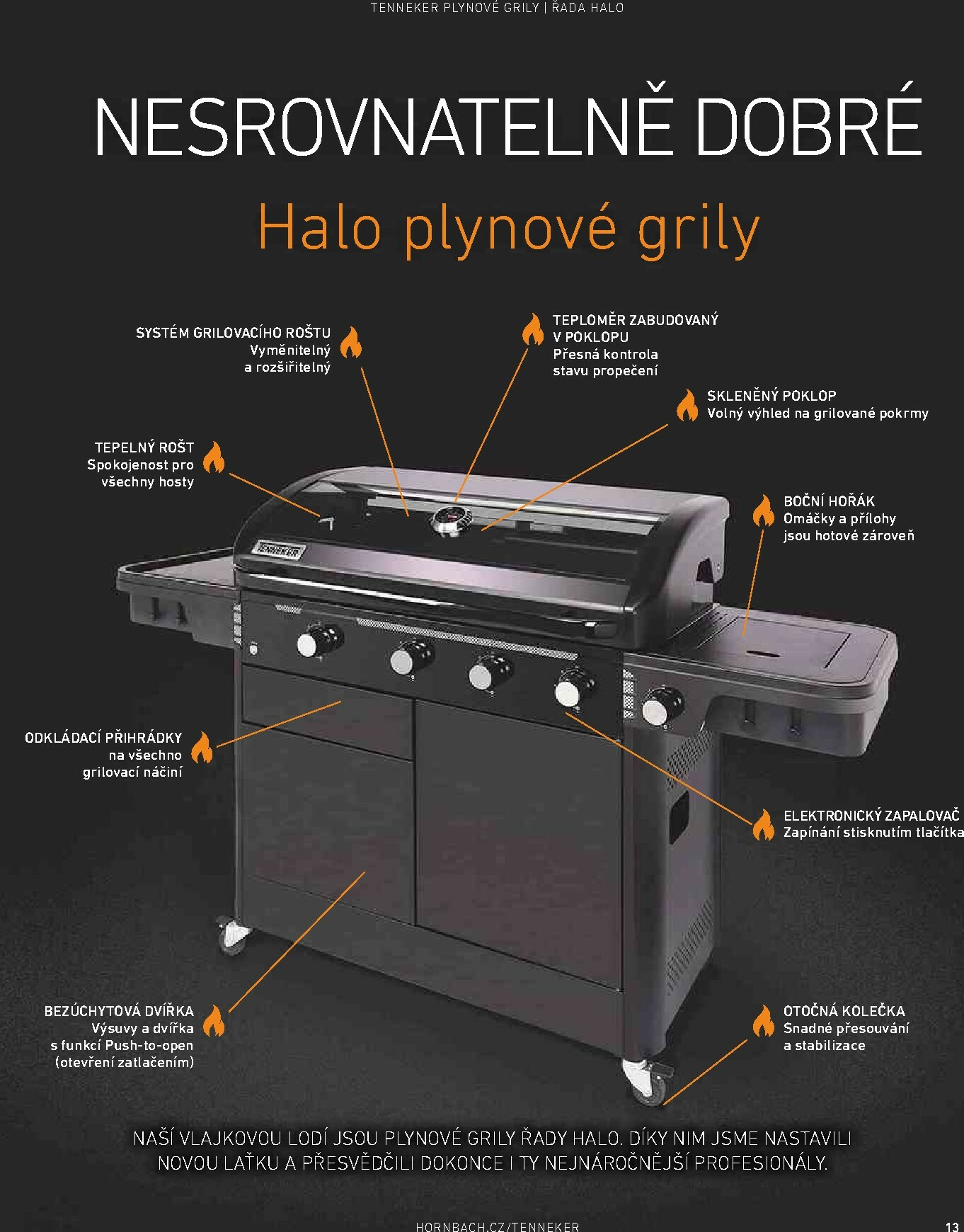 hornbach - Aktuální leták Hornbach - Tenneker - magazín o grilování od 01.01. do 31.12. - page: 13