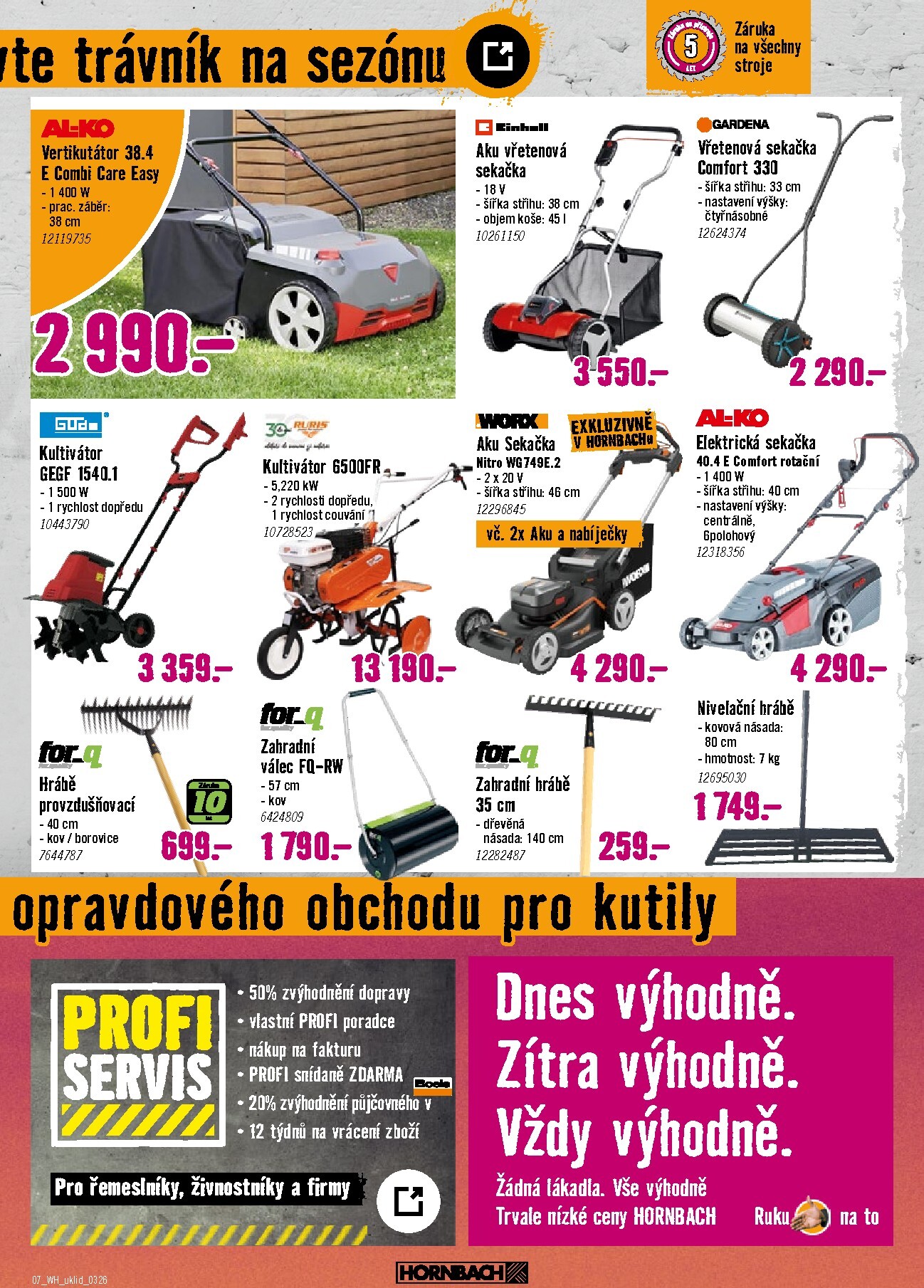 hornbach - Hornbach - Jarní úklid leták platný od středy 25.03.2026 do středy 08.04.2026 - page: 7