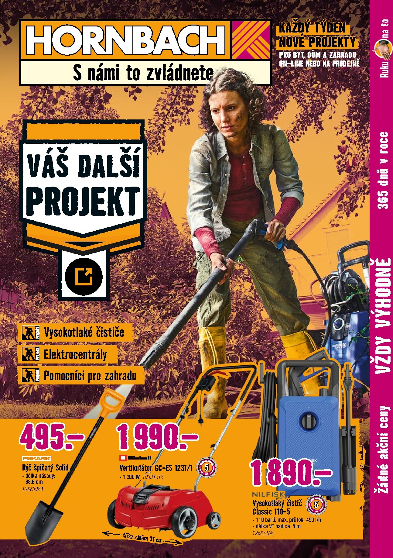 hornbach - Hornbach - Jarní úklid leták platný od středy 25.03.2026 do středy 08.04.2026