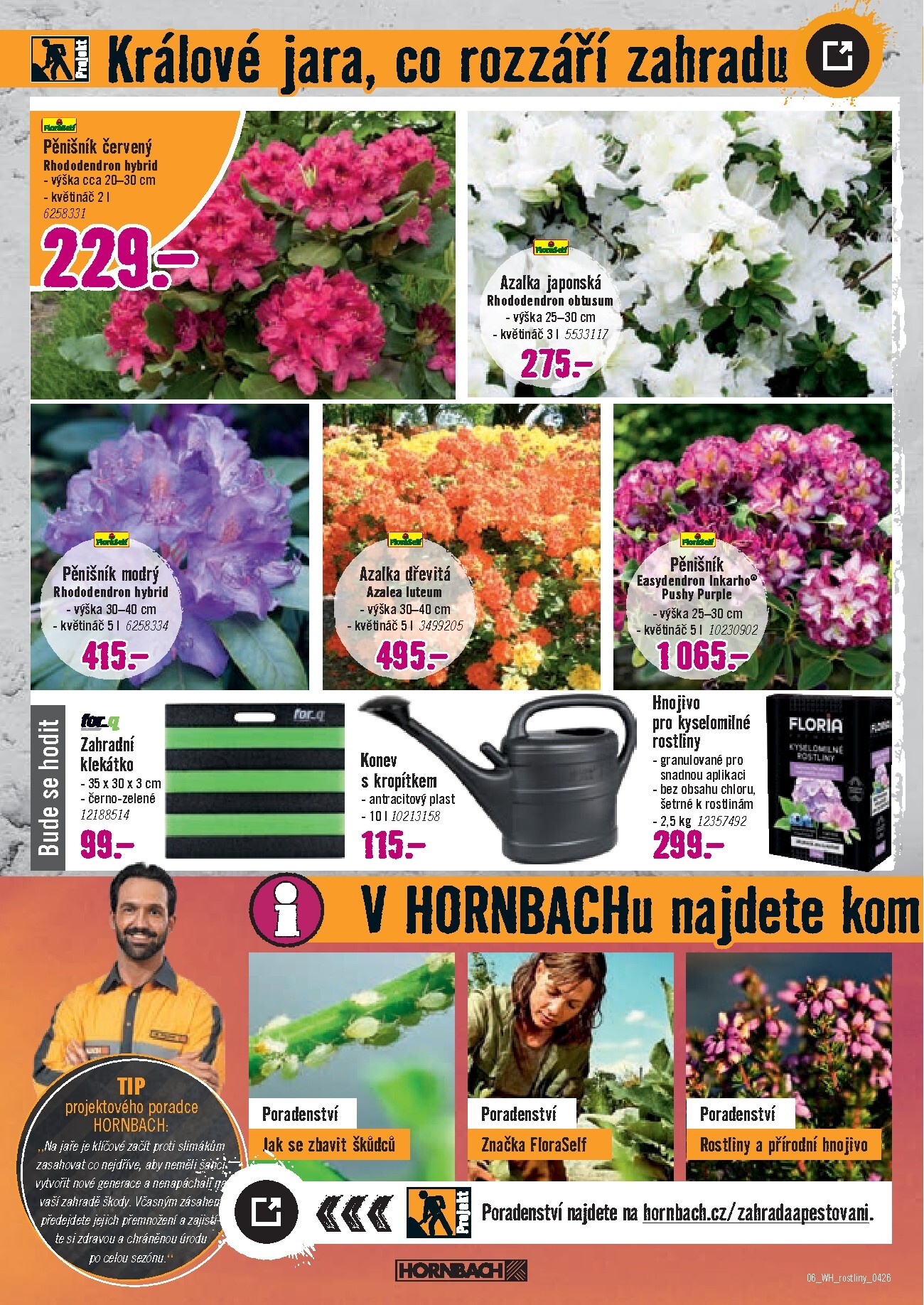 hornbach - Hornbach - Sezónní rostliny leták platný od středy 01.04.2026 do úterý 14.04.2026 - page: 6