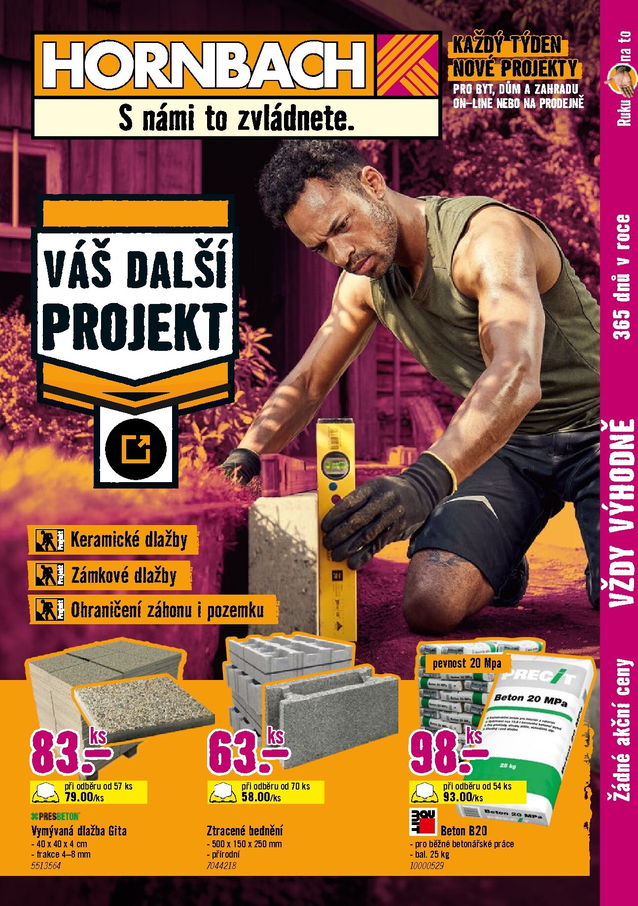 hornbach - Aktuální Hornbach - Stavebniny leták platný od středy 22.04.2026 do středy 06.05.2026