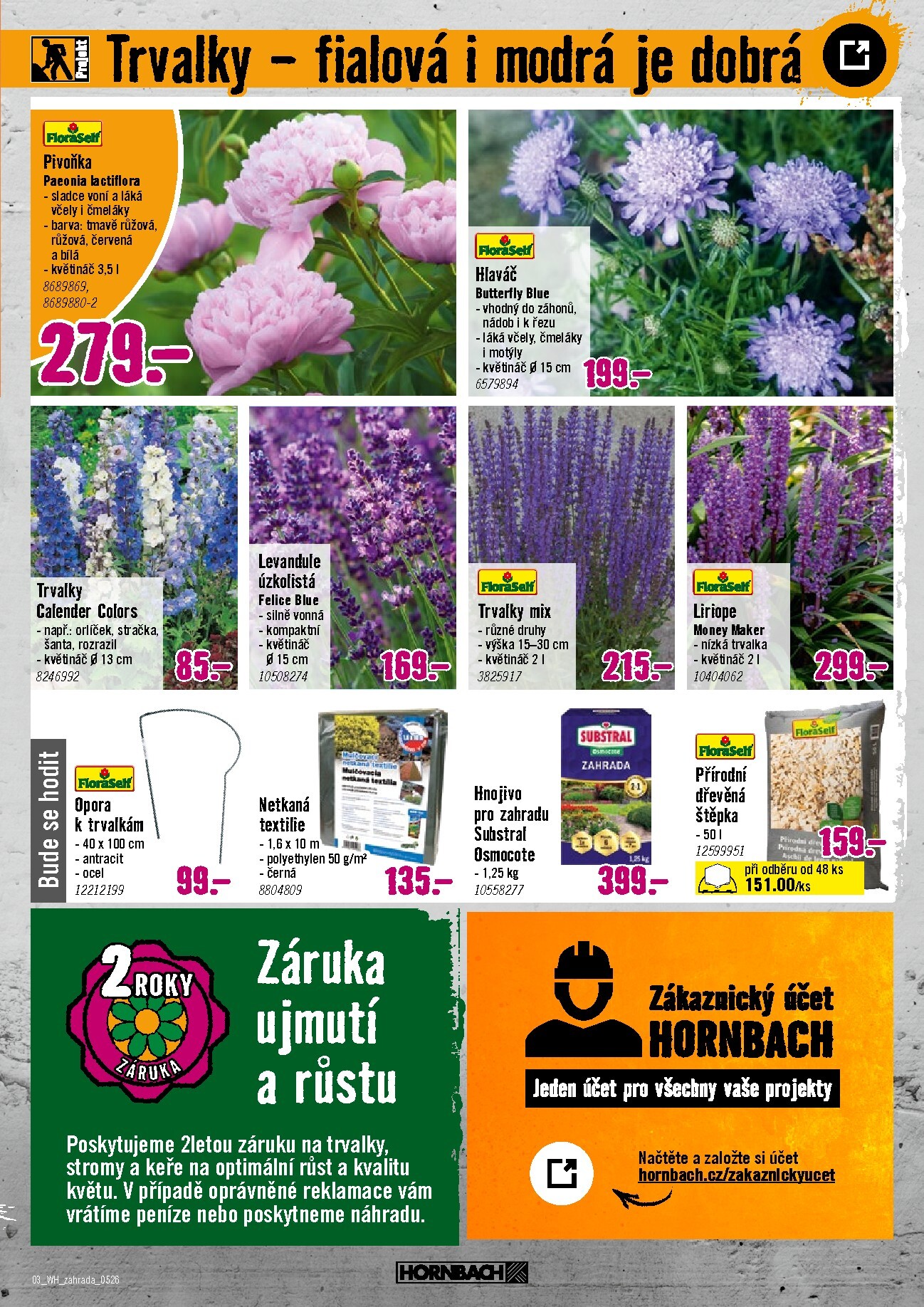 hornbach - Aktuální Hornbach - Trvalky leták platný od středy 06.05.2026 do středy 20.05.2026 - page: 3