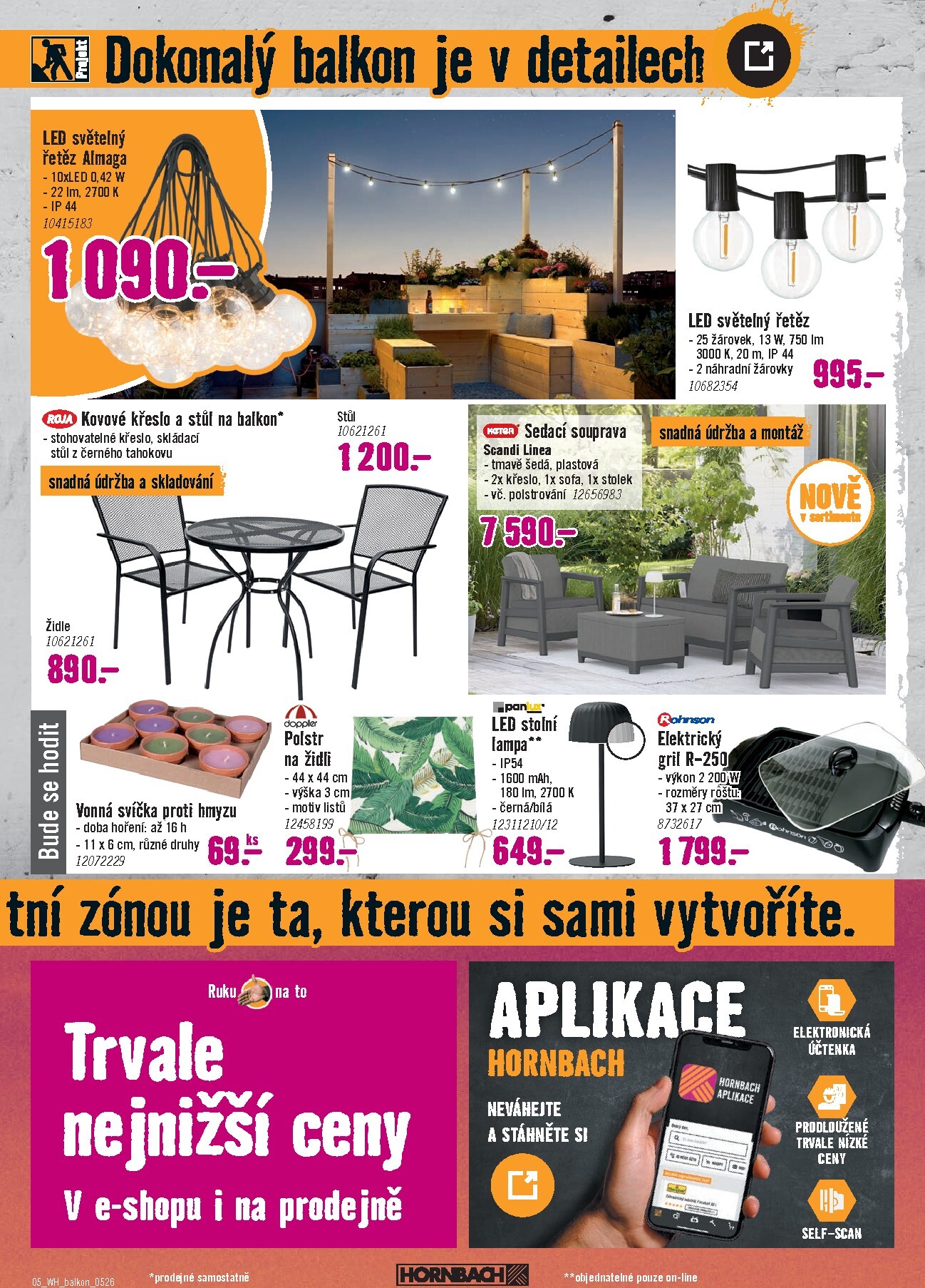hornbach - Aktuální Hornbach - Balkon leták platný od středy 13.05.2026 do středy 27.05.2026 - page: 5