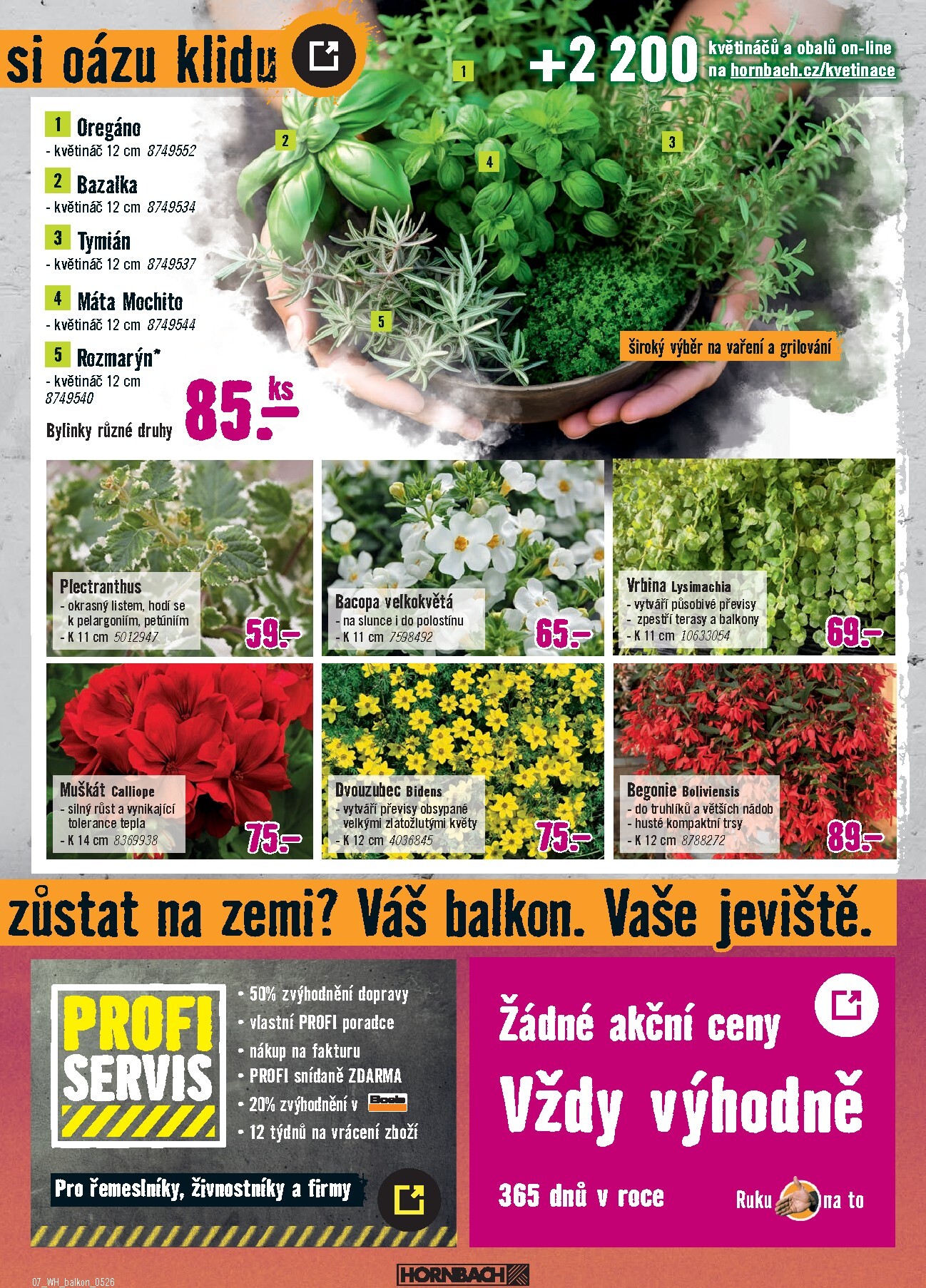 hornbach - Aktuální Hornbach - Balkon leták platný od středy 13.05.2026 do středy 27.05.2026 - page: 7
