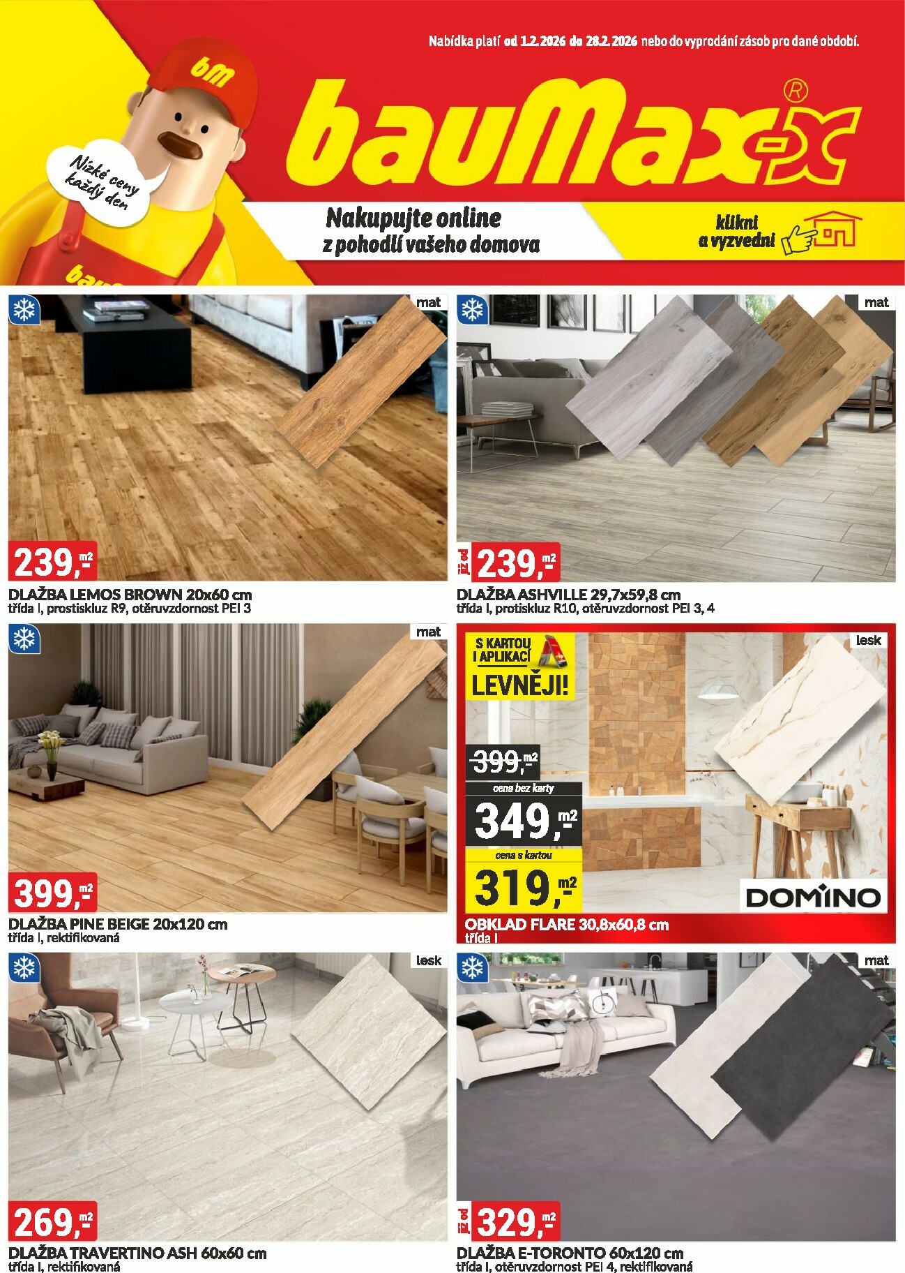 baumax - Baumax - Nakupujte online leták platný od neděle 01.02.2026 do soboty 28.02.2026