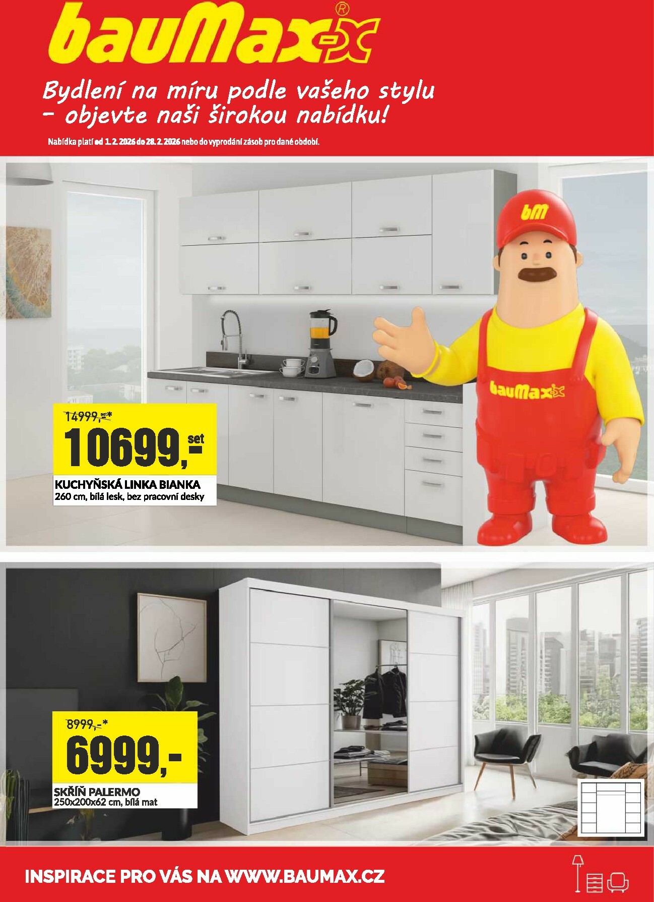 baumax - Baumax leták platný od neděle 01.02.2026 do soboty 28.02.2026