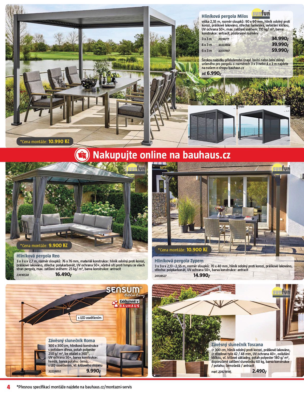 bauhaus - Aktuální Bauhaus leták platný od pátku 26.06.2026 do čtvrtka 30.07.2026 - page: 4