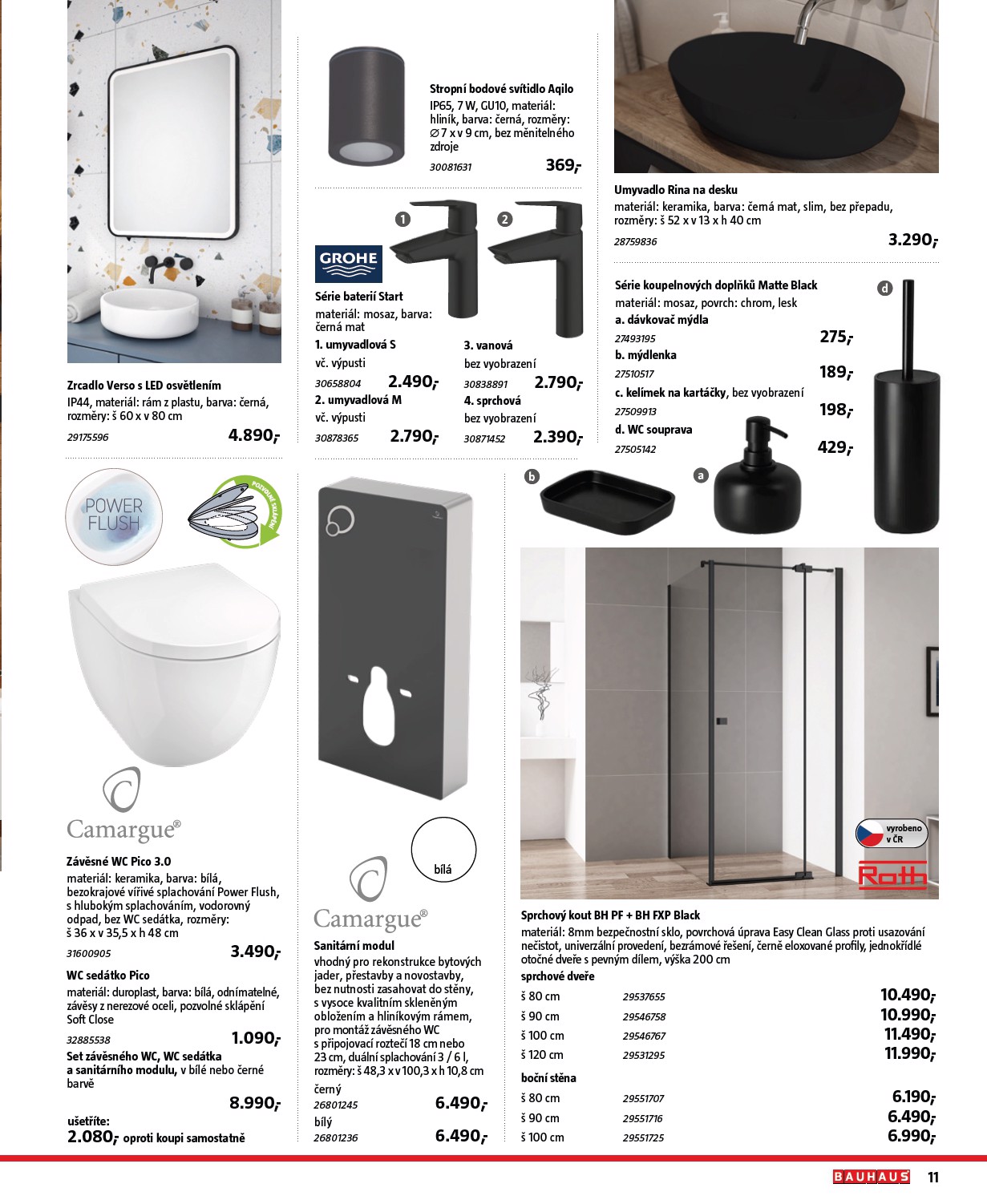bauhaus - Aktuální Bauhaus - Katalog Sanita leták platný od středy 01.07.2026 do pátku 31.07.2026 - page: 11