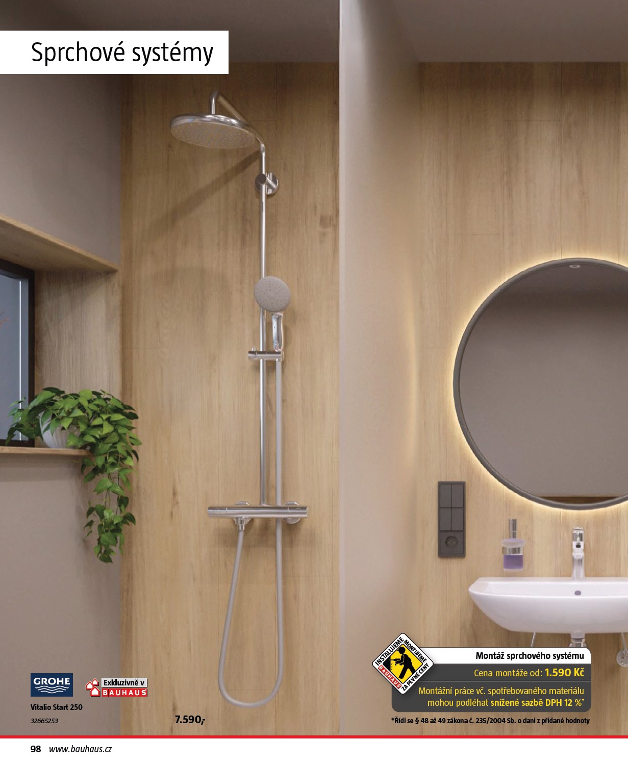 bauhaus - Aktuální Bauhaus - Katalog Sanita leták platný od středy 01.07.2026 do pátku 31.07.2026 - page: 98
