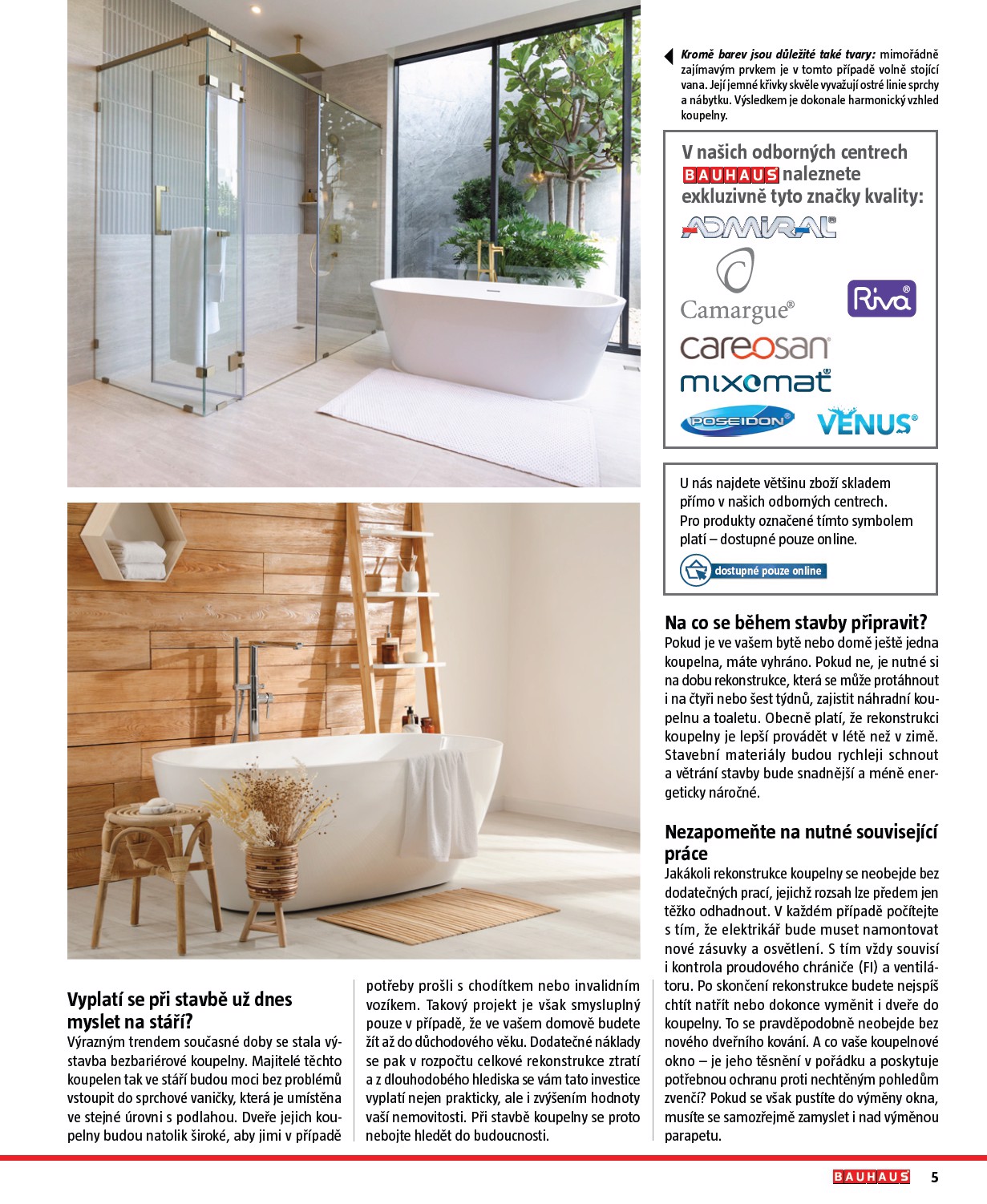 bauhaus - Aktuální Bauhaus - Katalog Sanita leták platný od středy 01.07.2026 do pátku 31.07.2026 - page: 5