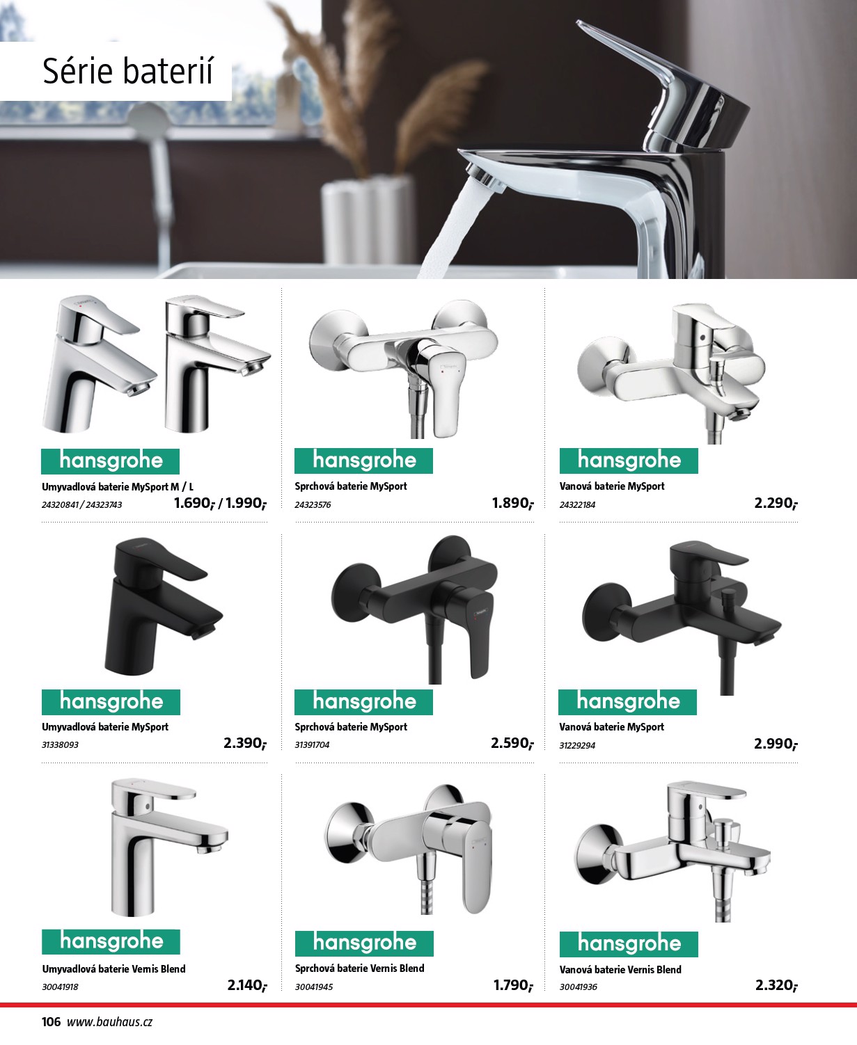 bauhaus - Aktuální Bauhaus - Katalog Sanita leták platný od středy 01.07.2026 do pátku 31.07.2026 - page: 106