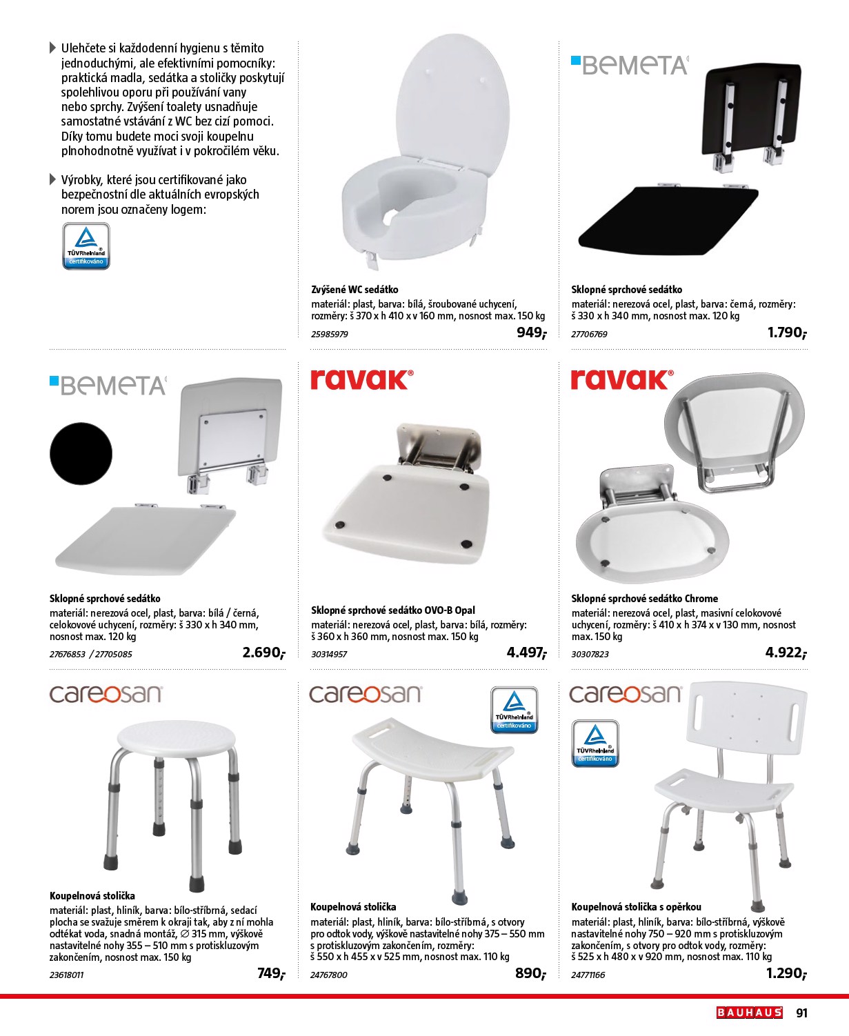 bauhaus - Aktuální Bauhaus - Katalog Sanita leták platný od středy 01.07.2026 do pátku 31.07.2026 - page: 91