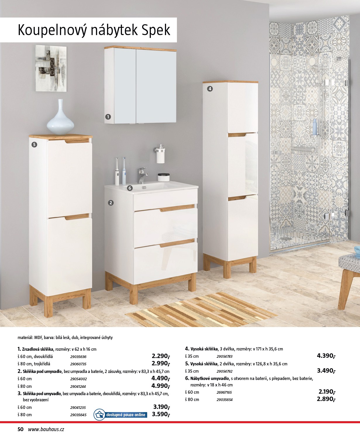 bauhaus - Aktuální Bauhaus - Katalog Sanita leták platný od středy 01.07.2026 do pátku 31.07.2026 - page: 50