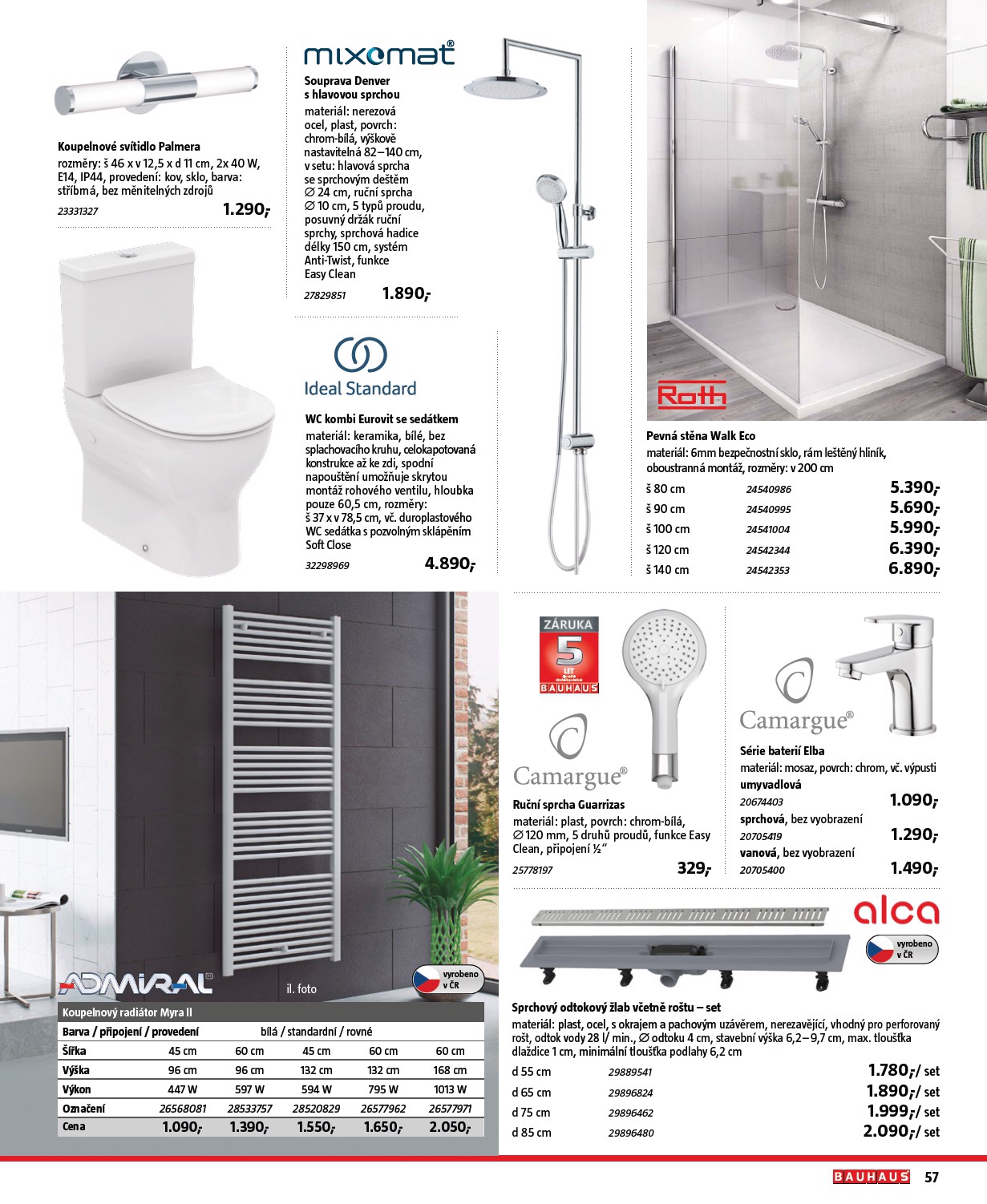 bauhaus - Aktuální Bauhaus - Katalog Sanita leták platný od středy 01.07.2026 do pátku 31.07.2026 - page: 57