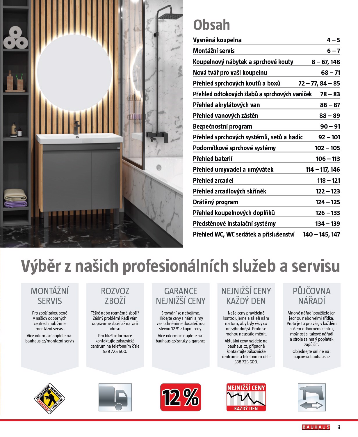 bauhaus - Aktuální Bauhaus - Katalog Sanita leták platný od středy 01.07.2026 do pátku 31.07.2026 - page: 3