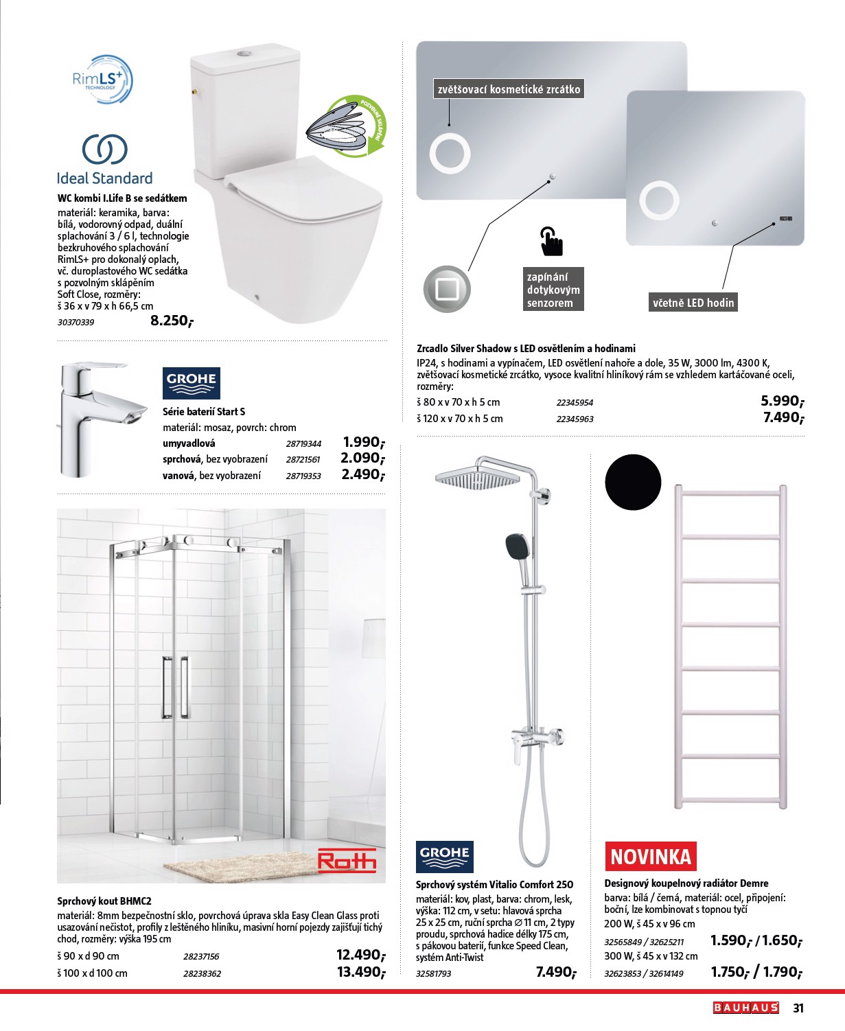 bauhaus - Aktuální Bauhaus - Katalog Sanita leták platný od středy 01.07.2026 do pátku 31.07.2026 - page: 31