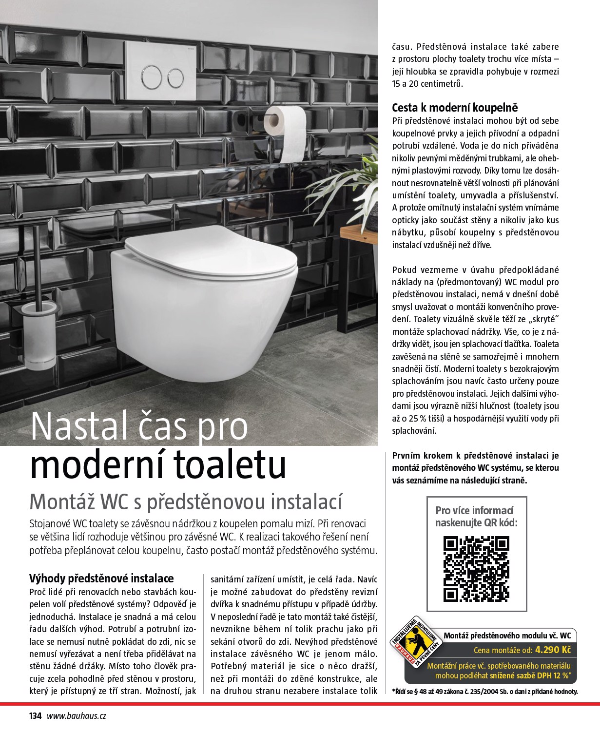 bauhaus - Aktuální Bauhaus - Katalog Sanita leták platný od středy 01.07.2026 do pátku 31.07.2026 - page: 134